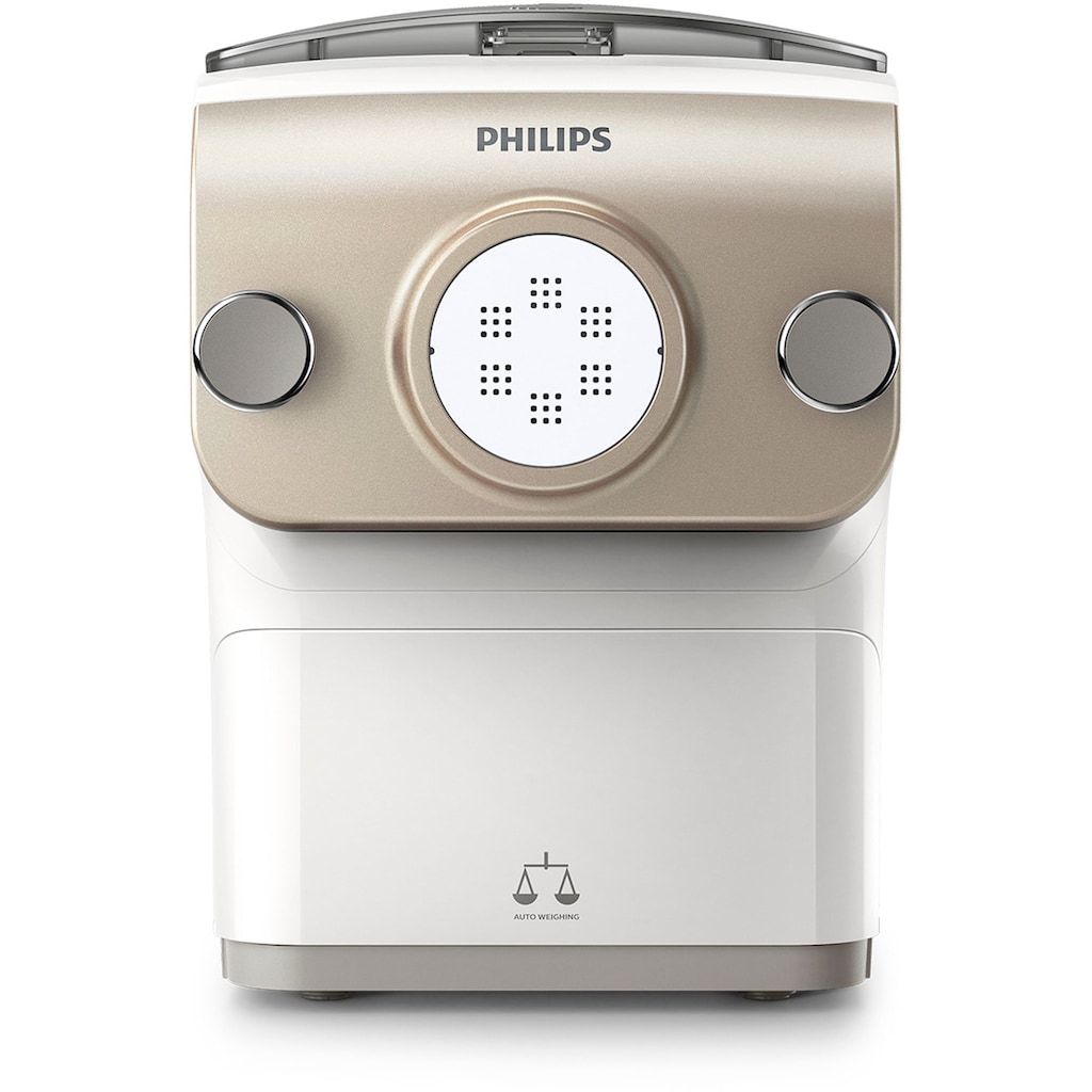 Philips Nudelmaschine »Pastamaker HR2381/05 Avance Collection«, mit Wiegefunktion und 6 Formscheiben