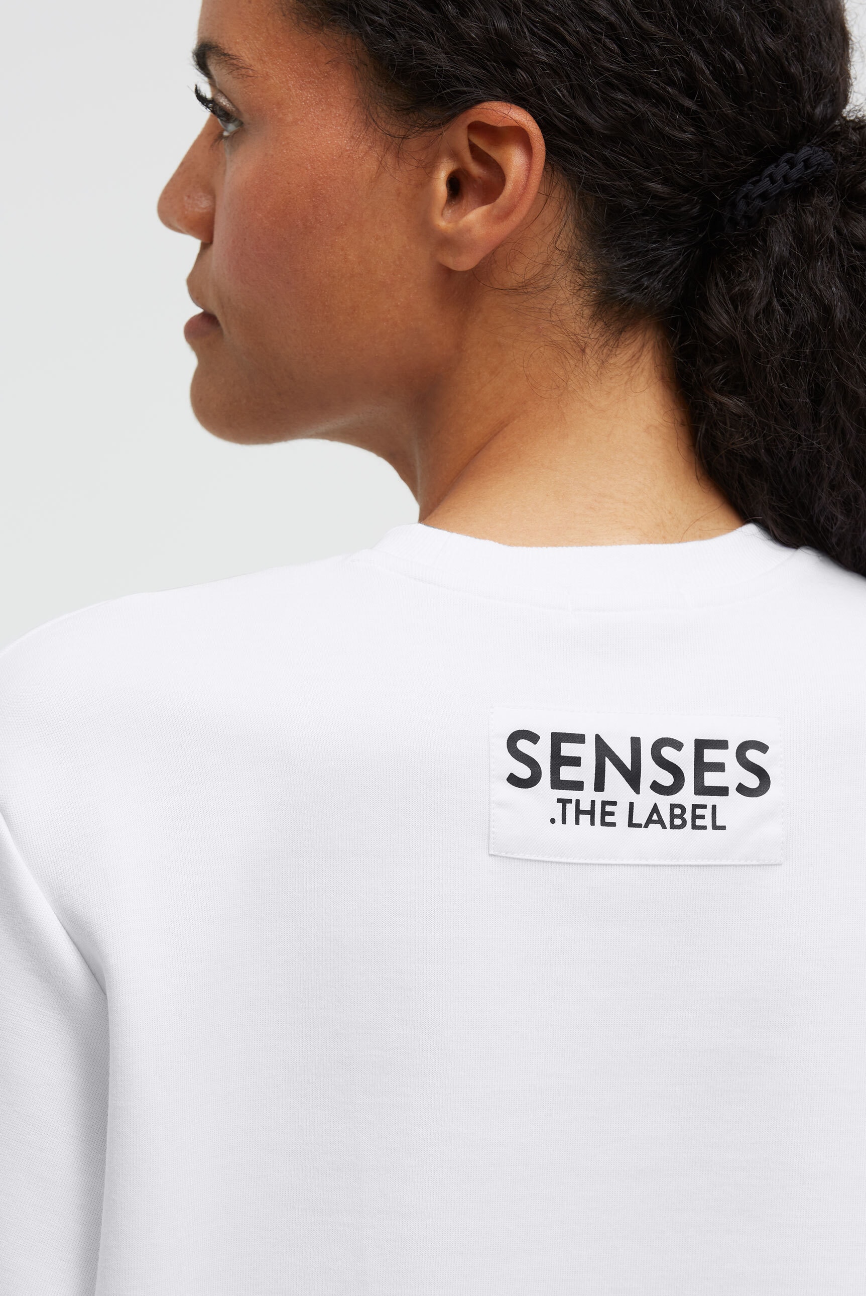 SENSES.THE LABEL Sommerkleid Ohne Taschen mit Seitenschlitze