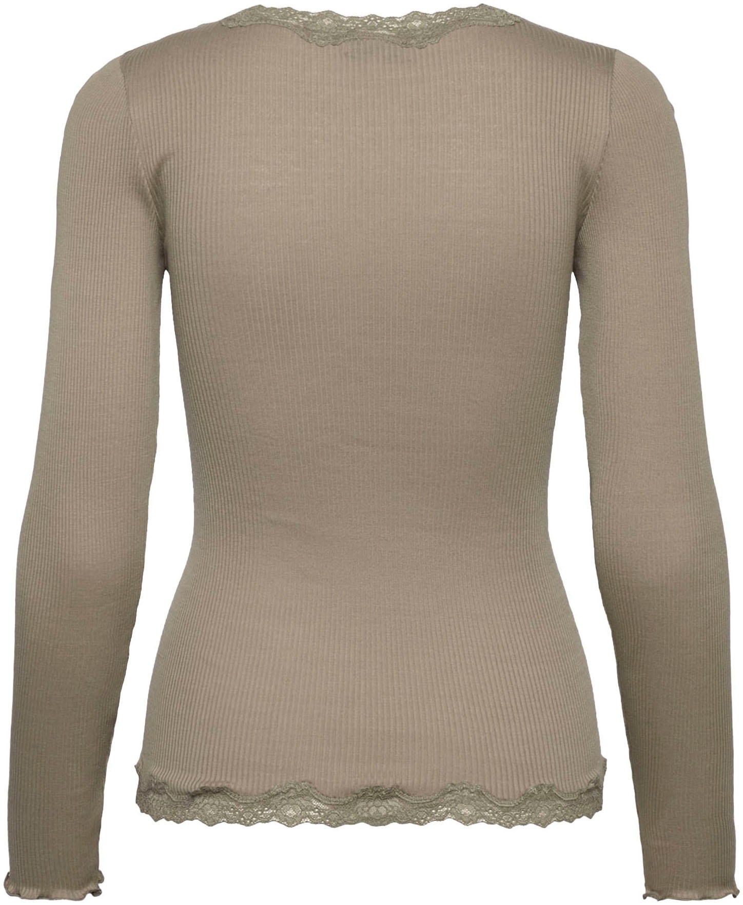 rosemunde Strickjacke "Babette Silk Cardigan" Vintage-Spitzenbesatz, Perlmu günstig online kaufen