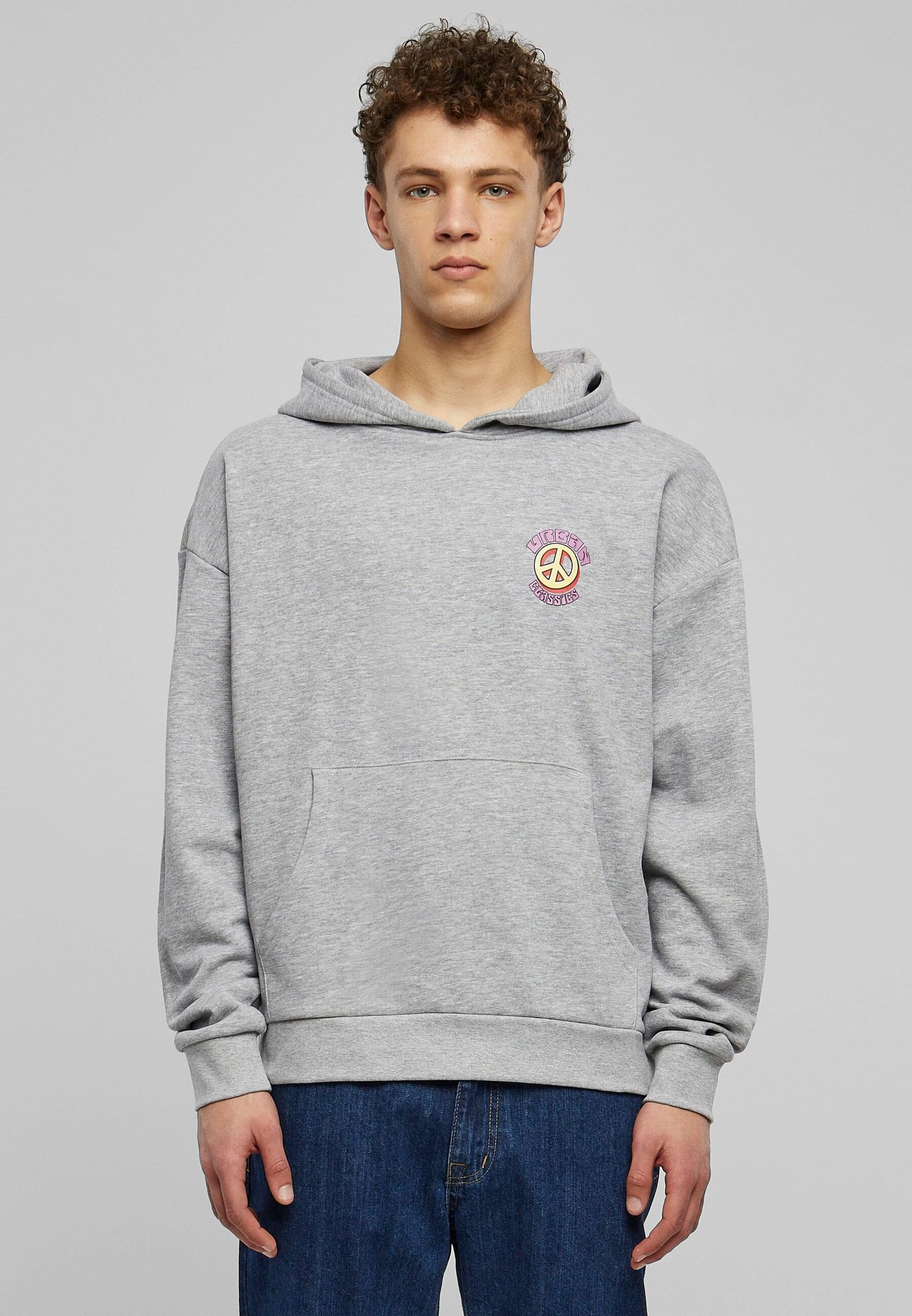 URBAN CLASSICS Sweatshirt »Urban Classics Herren Big Peace Hoody«, (1 tlg.)
