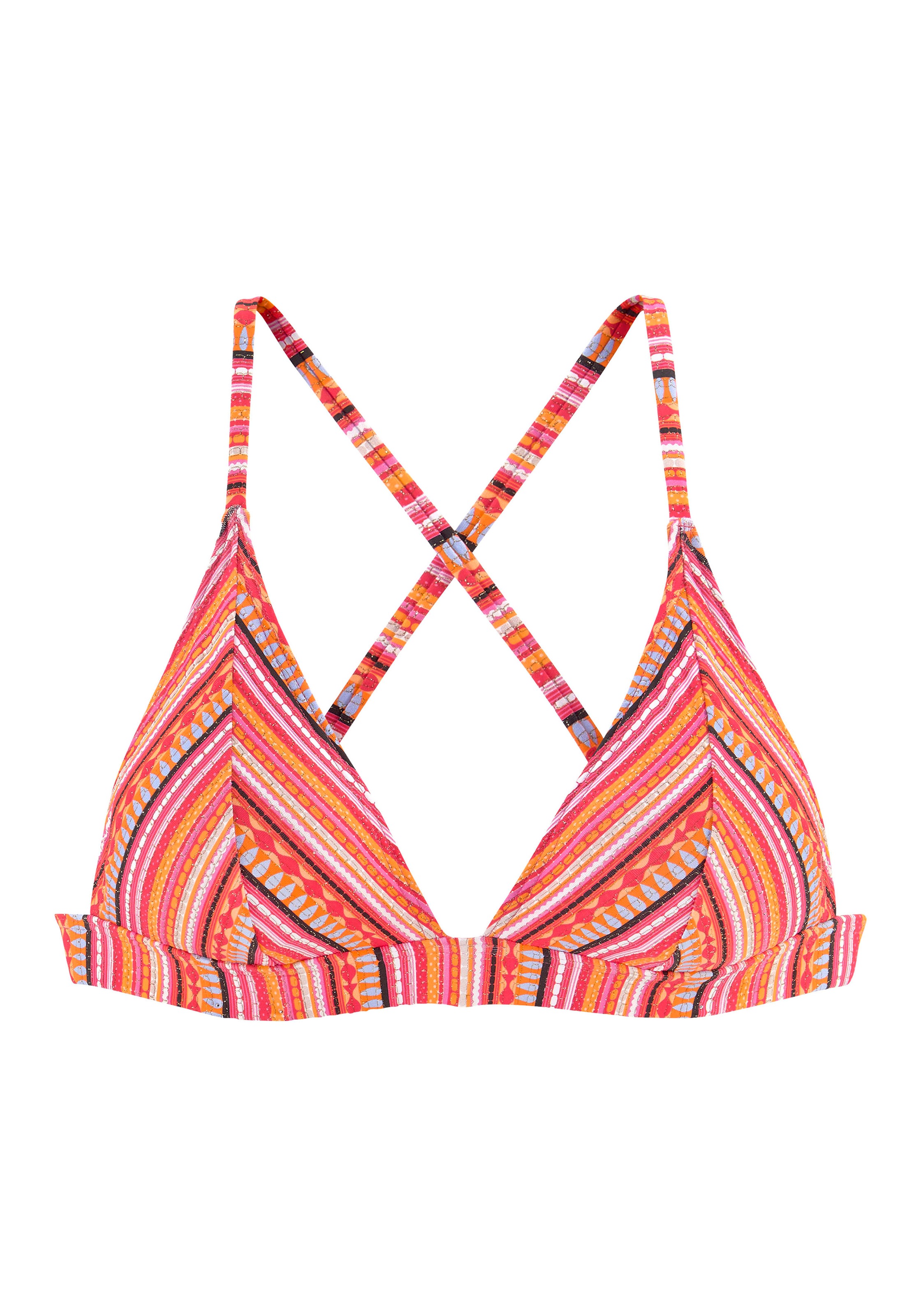 Thumbnail - LASCANA Triangel-Bikini, mit glitzernden Streifen