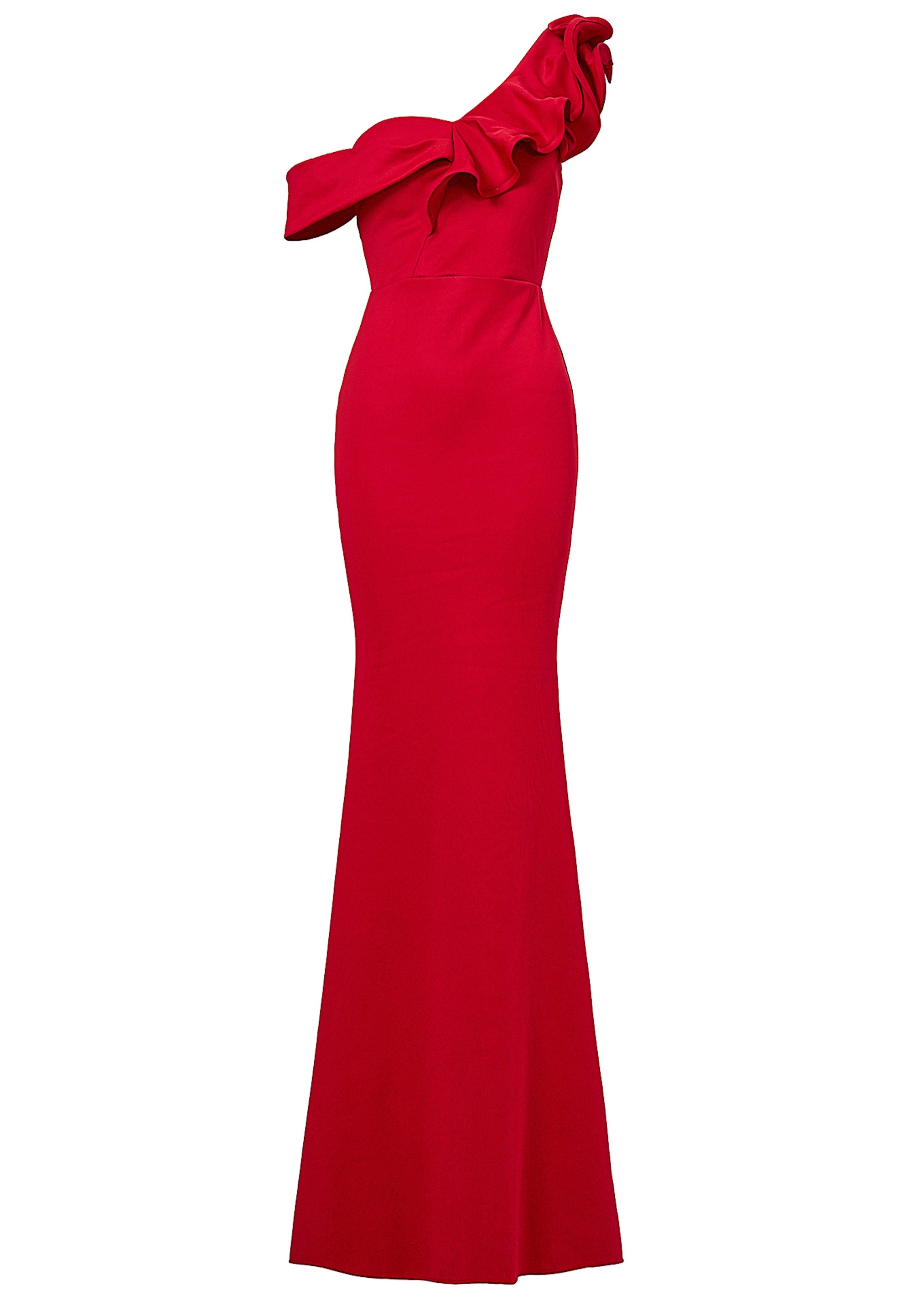 Moda Minx Jerseykleid »Alaia Off Shoulder Dress«, mit stilvollem Rüschen-Element