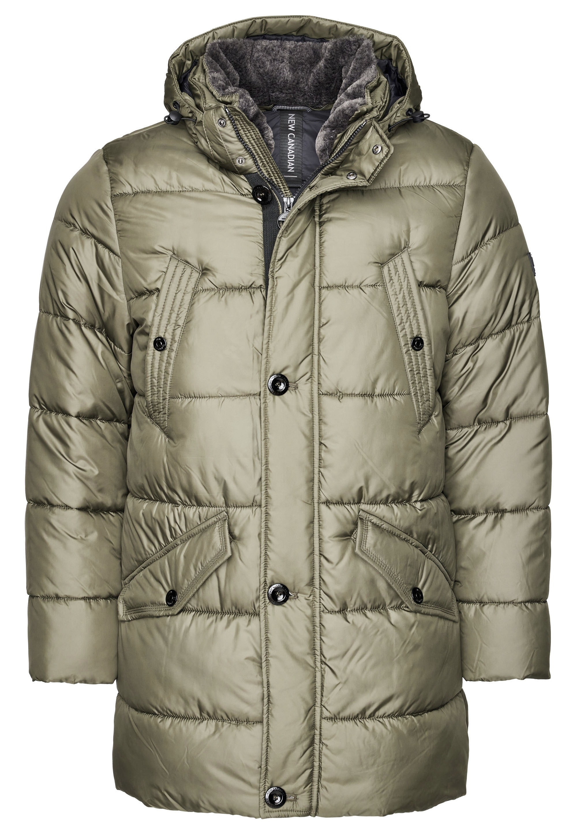 New Canadian Steppjacke, mit abnehmbarem Innenkragen