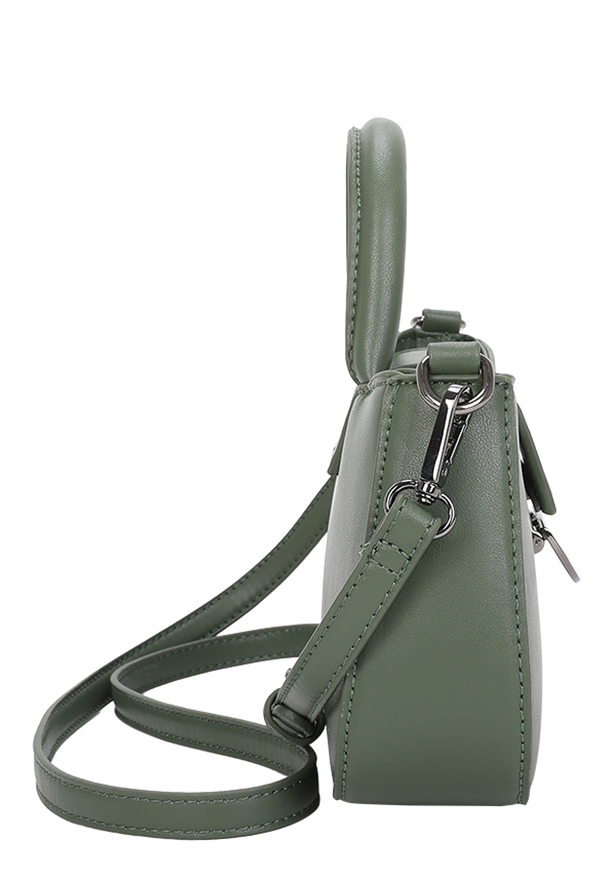 Buffalo Schultertasche »Curve«, mit dekorativem Clip-Metallverschluss