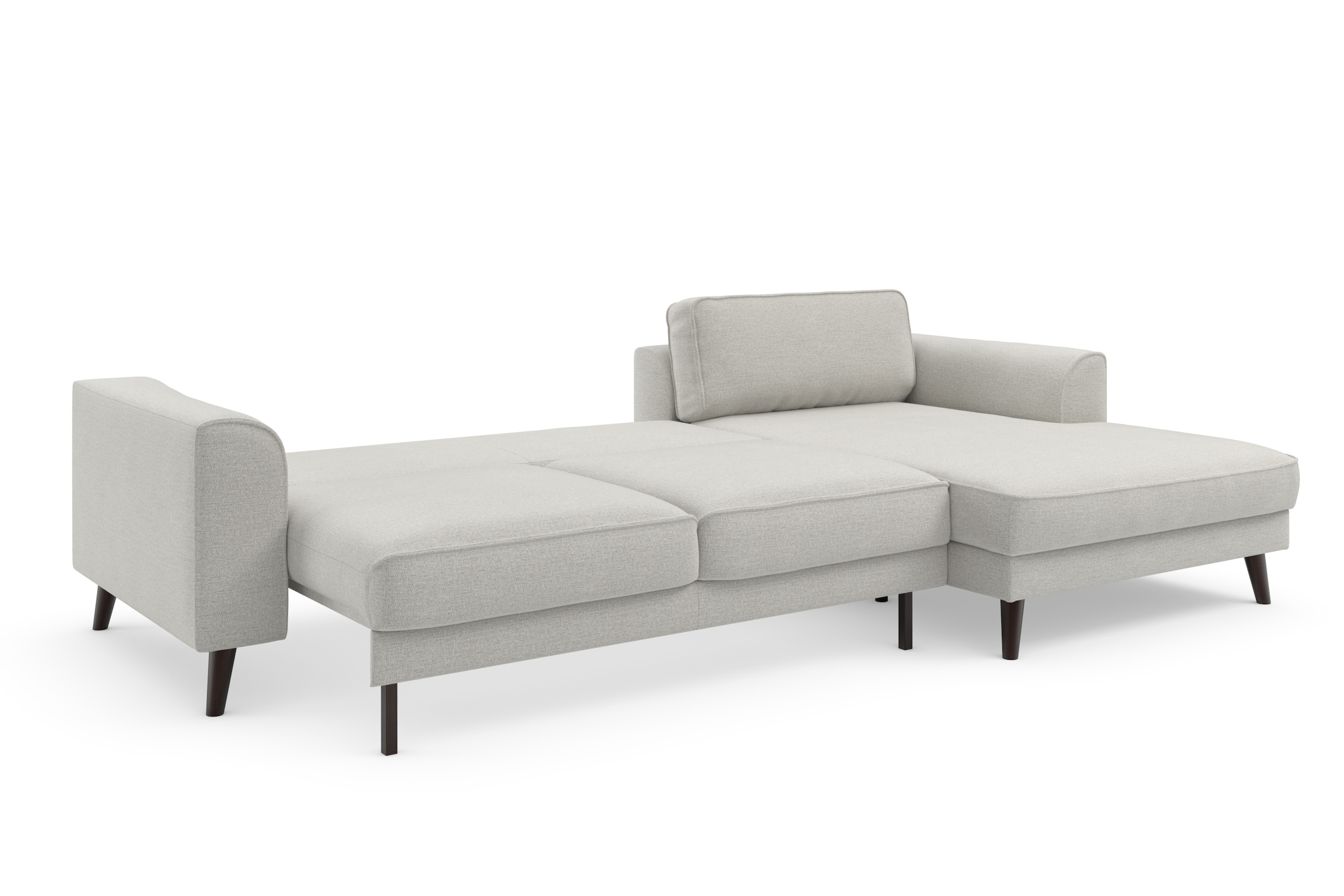 TRENDMANUFAKTUR Ecksofa »Lumber Jack, elegantes Designsofa, zeitlos modern, hoher Sitzkomfort«, wahlweise mit Bettfunktion u. Bettkasten, L-Form