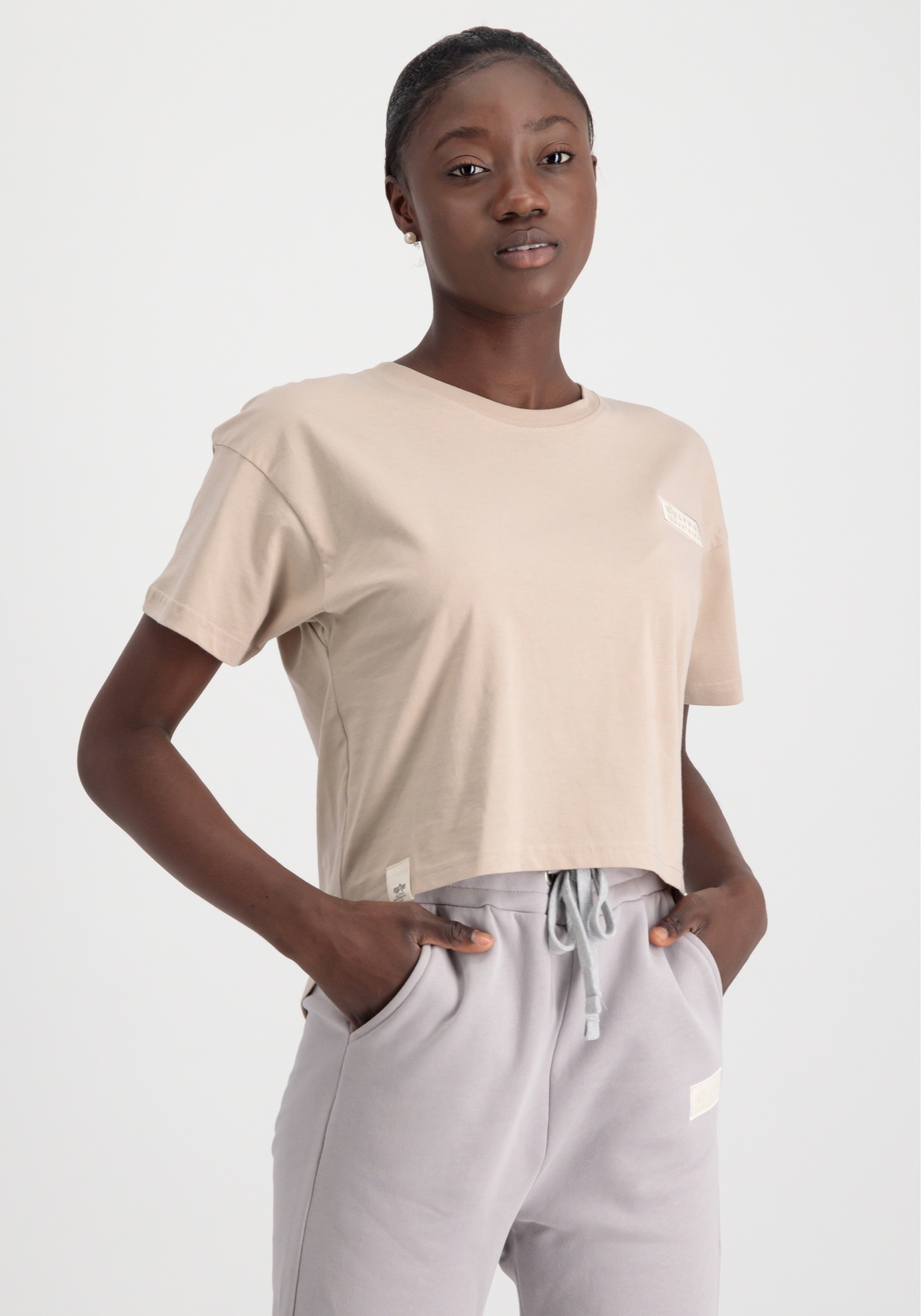 Alpha Industries Muscleshirt "Organics Cropped OS T Wmn" günstig online kaufen