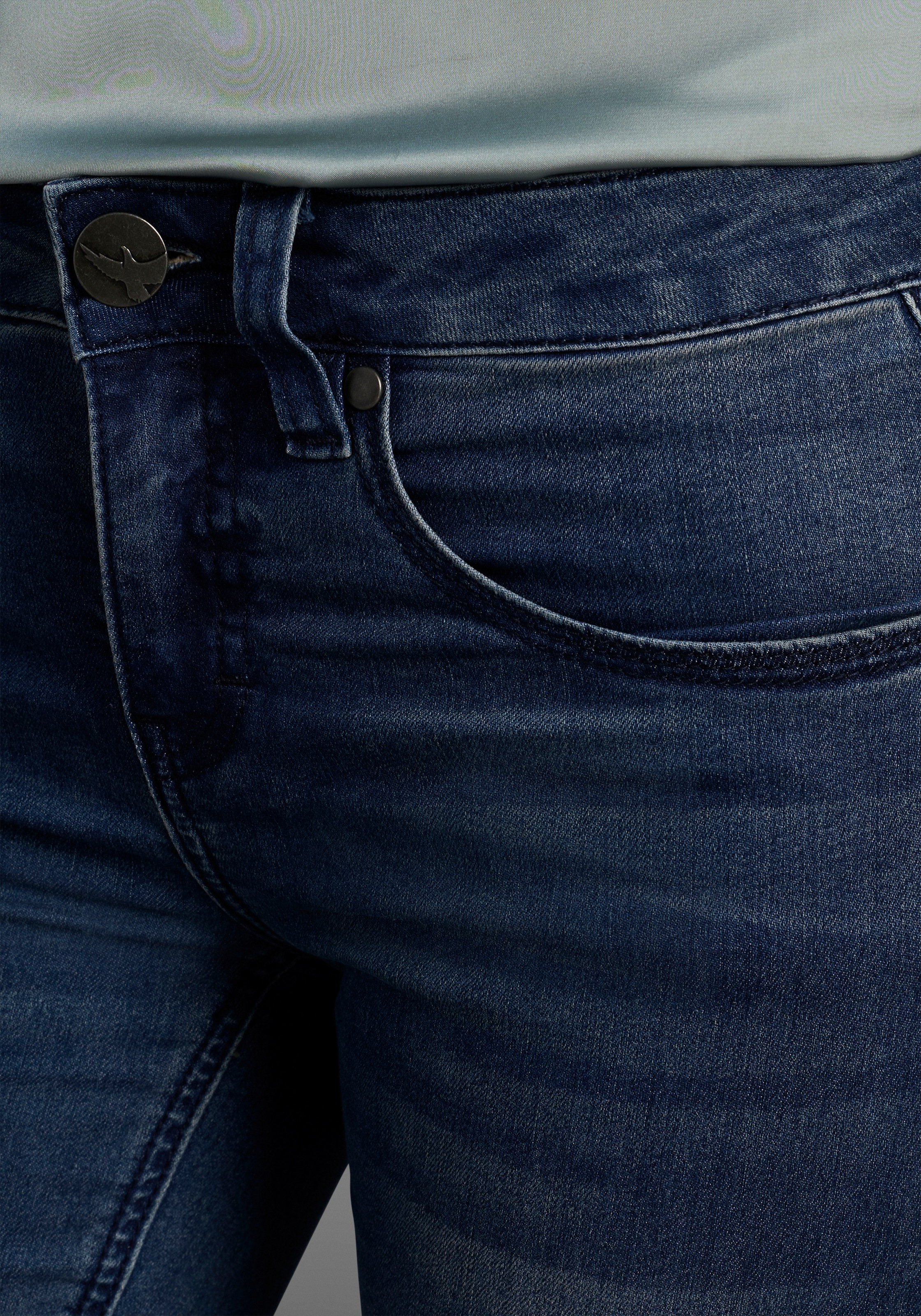 Thumbnail - Arizona Skinny-fit-Jeans "Shaping", skinny Passform, normale Leibhöhe, in Stretch-Qualität, Used-Look