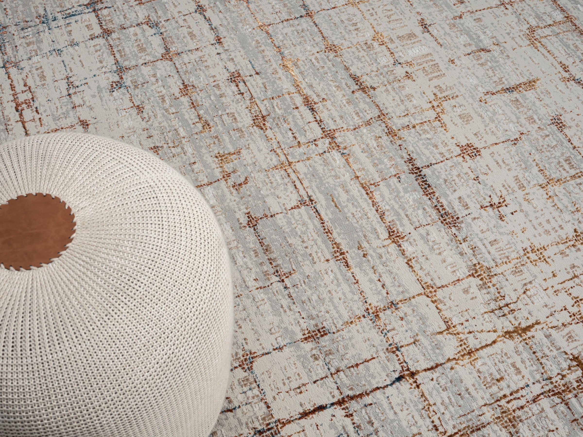 Myflair Möbel & Accessoires Teppich »Esme 3«, rechteckig, 8 mm Höhe, Kurzflor, Vintage Look, besonders weich durch Microfaser