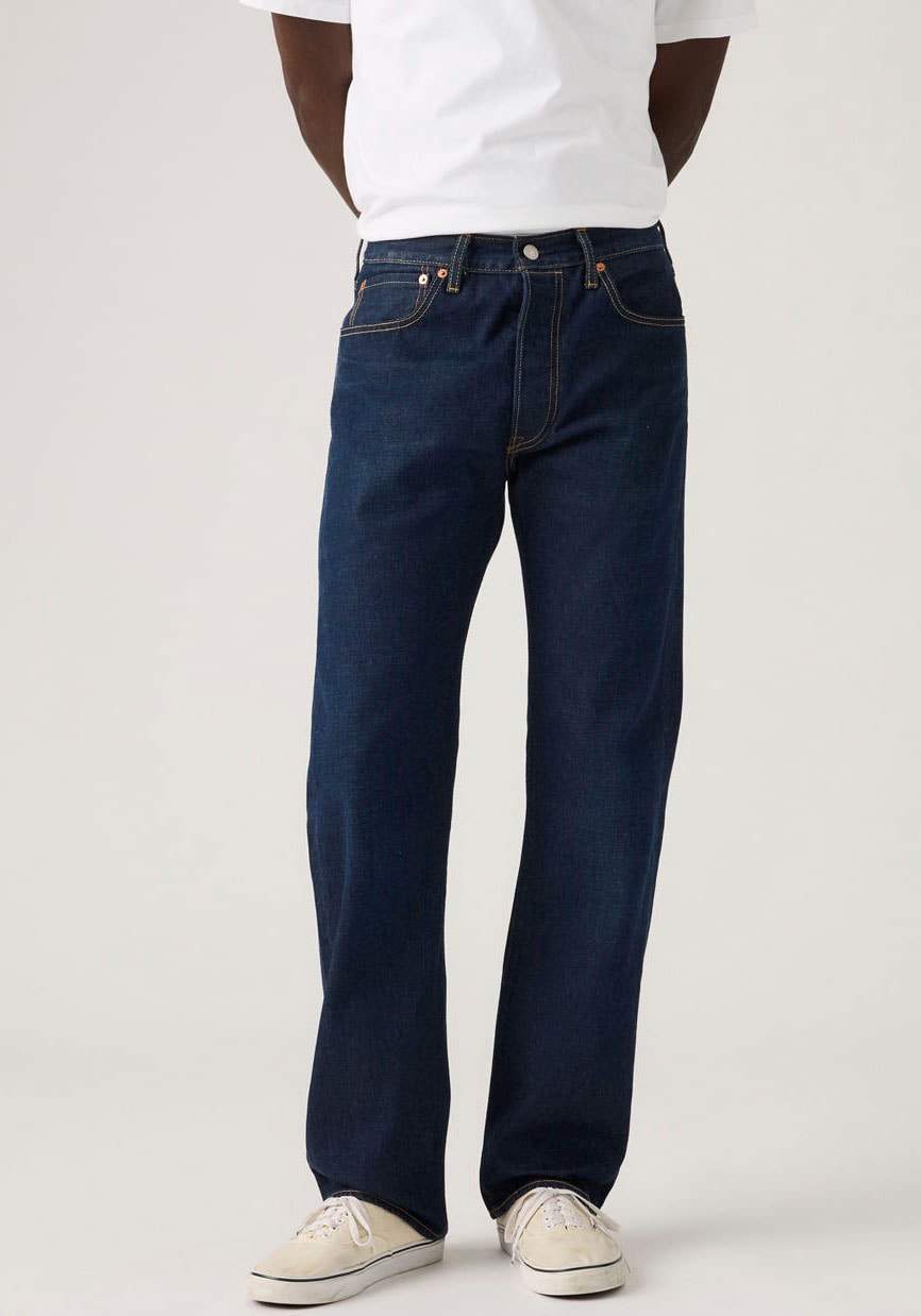 Levis Straight-Jeans "501 LEVIS ORIGINAL" mit Markenlabel günstig online kaufen