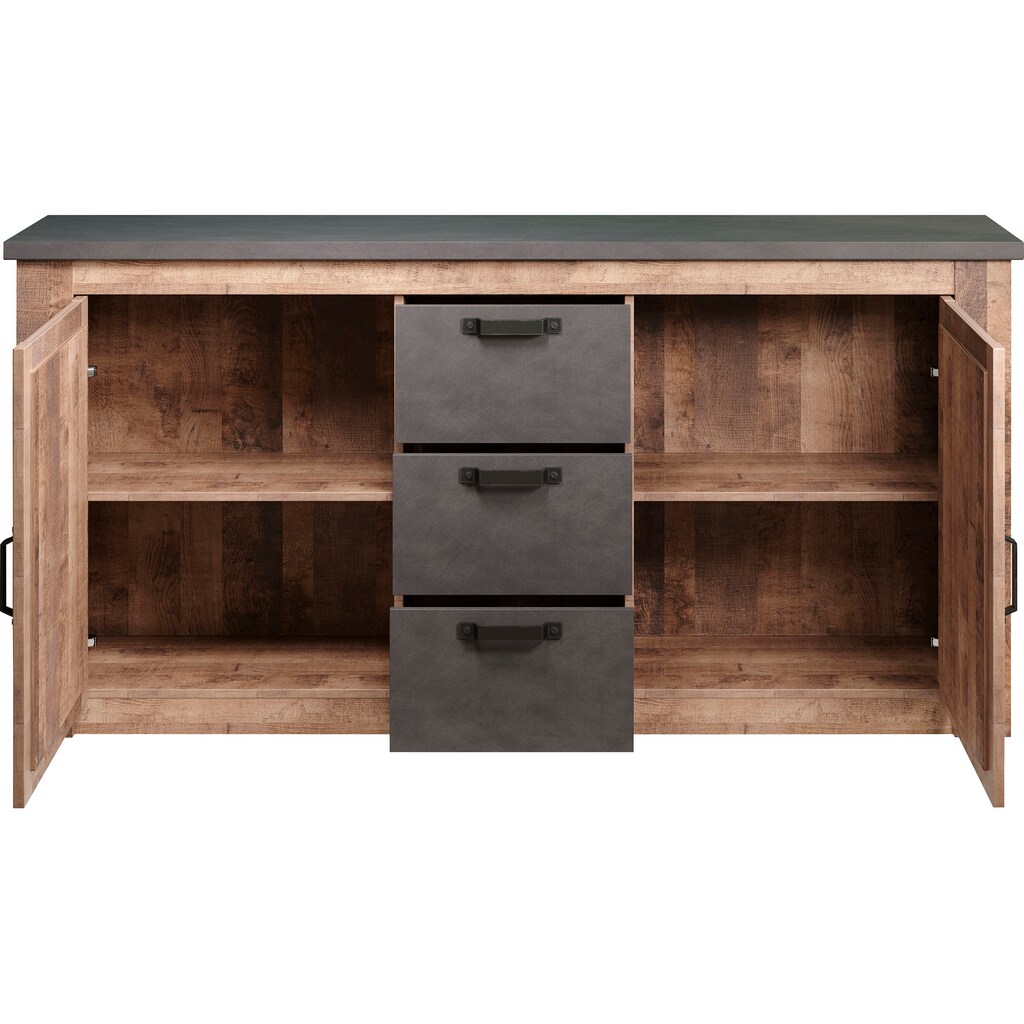 trendteam Sideboard »Granada«, Diagonale Sprossen