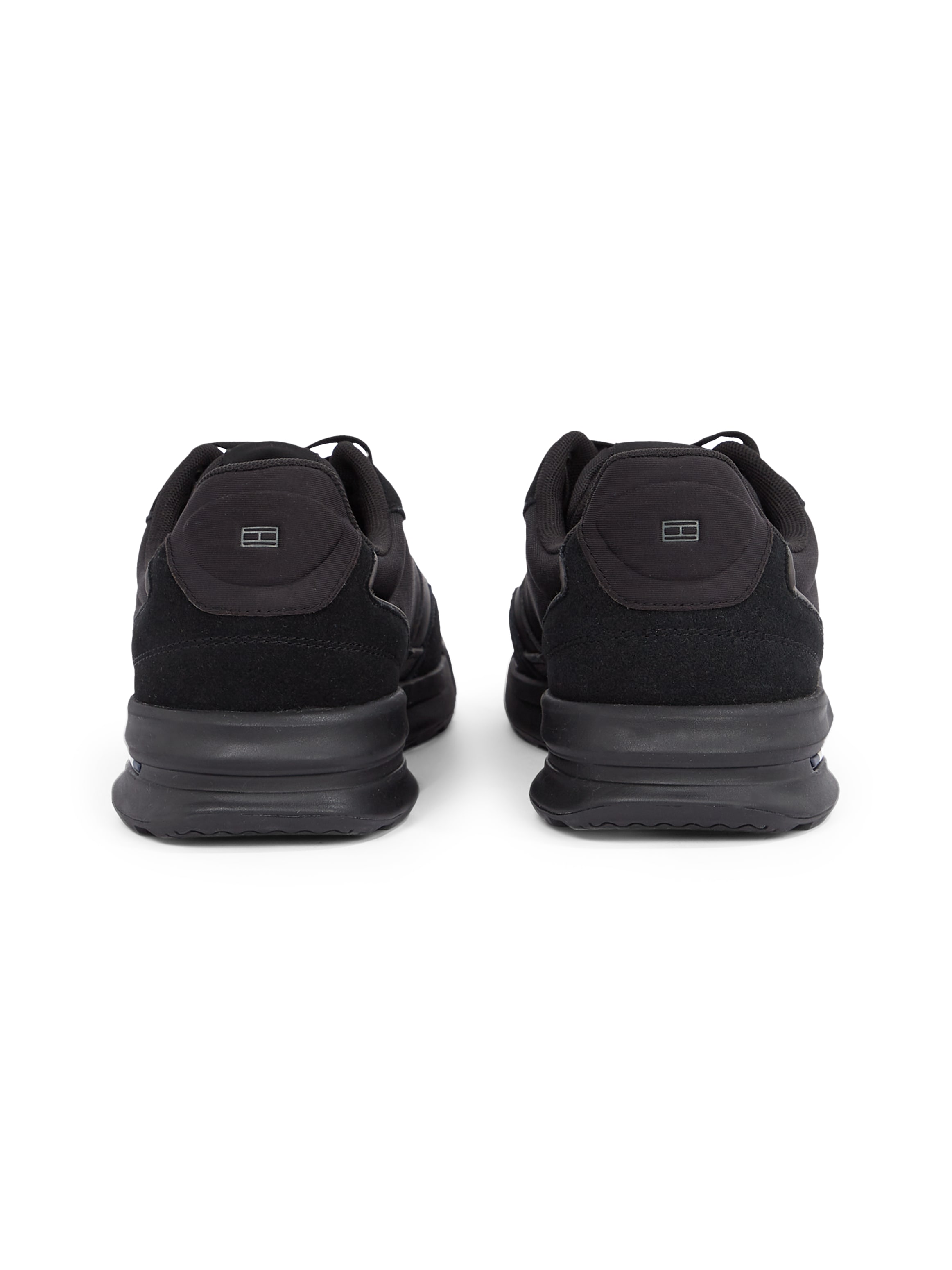 Tommy Hilfiger Sneaker »RETRO RUNNER MIX RWB«, Freizeitschuh, Halbschuh, Schnürschuh mit gepolstertem Schaftrand