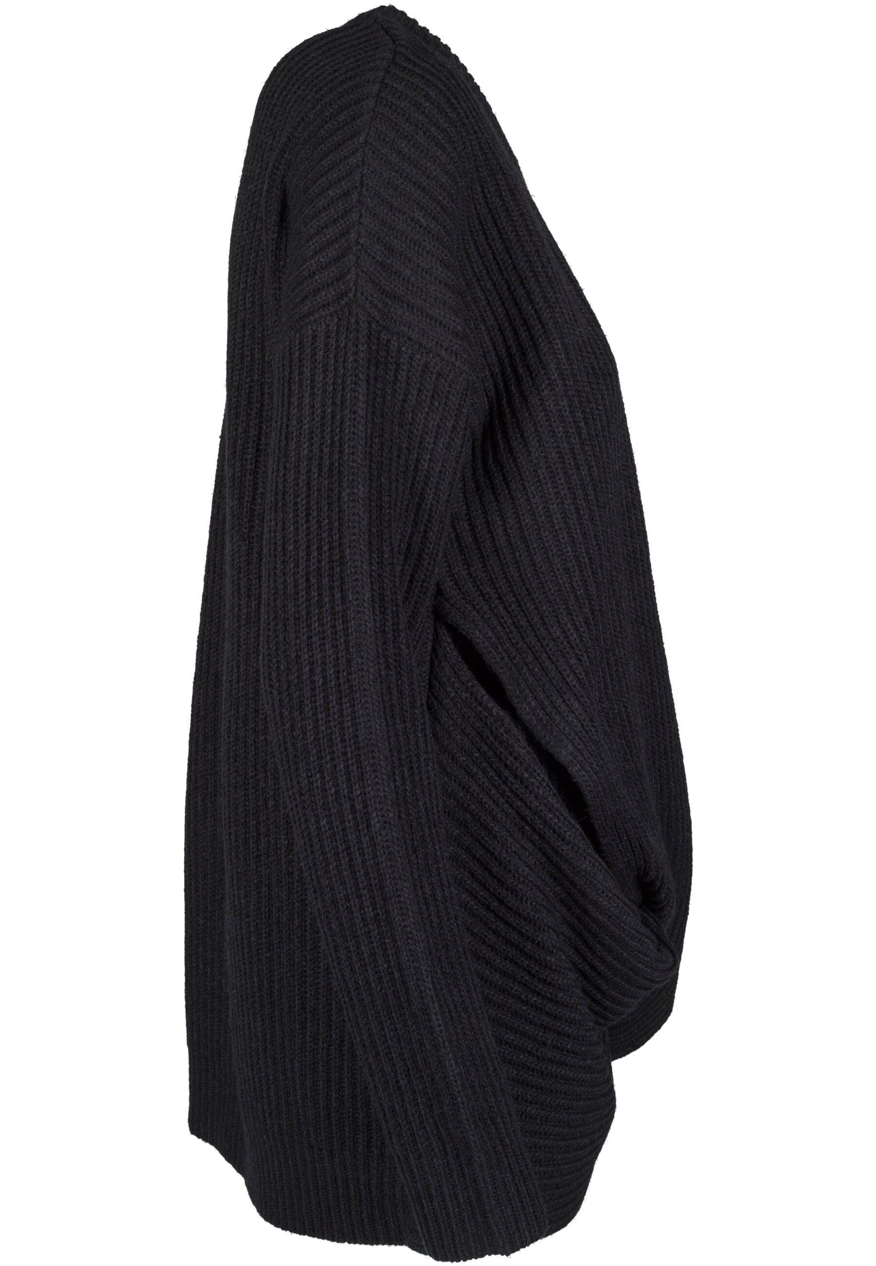 URBAN CLASSICS Rundhalspullover »Urban Classics Damen Ladies Wrapped Sweater«, (1 tlg.)