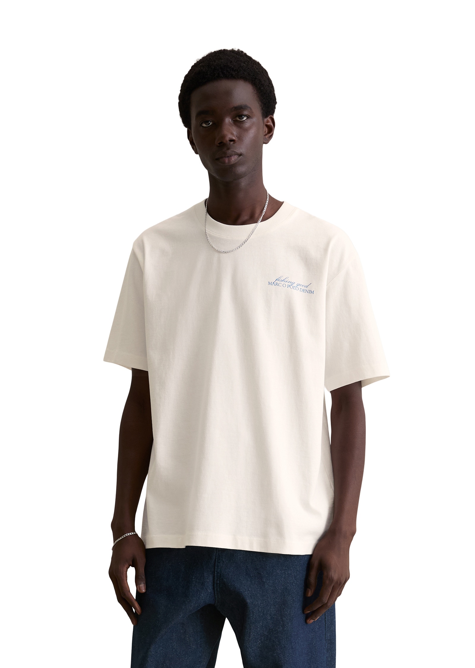 Marc OPolo DENIM T-Shirt "mit Print auf Vorder- und Rückseite" günstig online kaufen