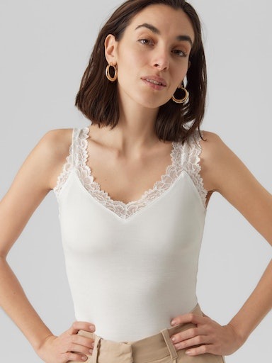Vero Moda Spitzentop "VMROSA SL TOP JRS NOOS" günstig online kaufen