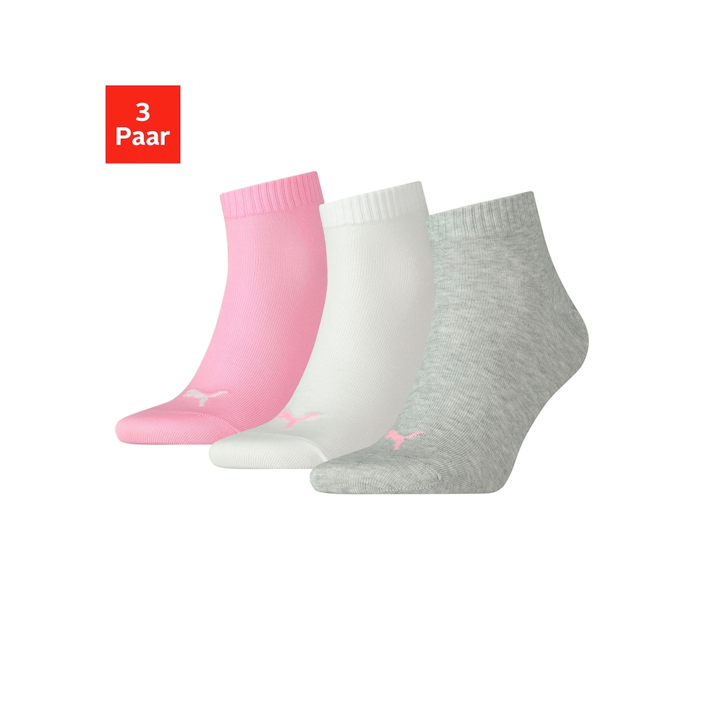 PUMA Kurzsocken, (3 Paar)