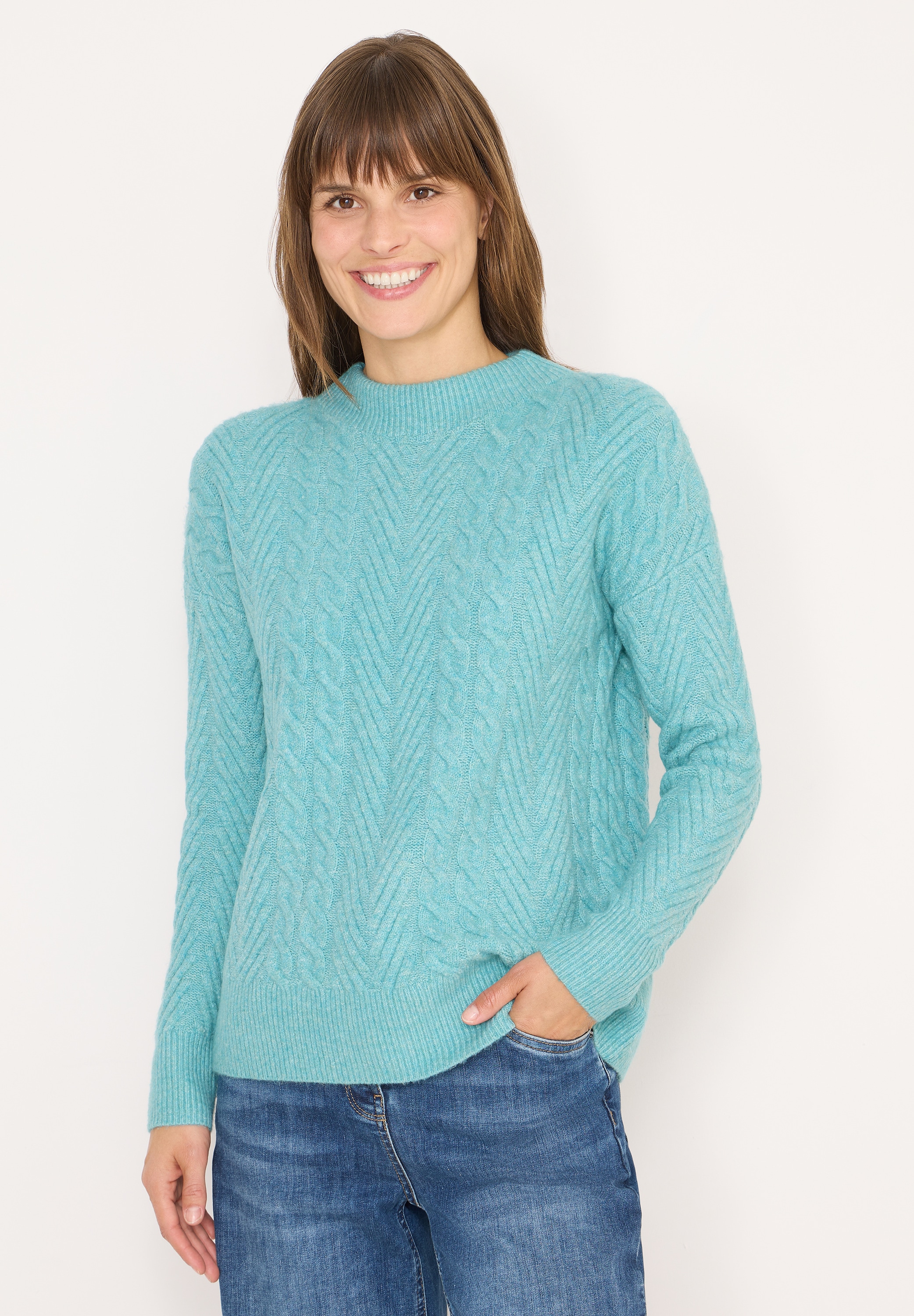 Cecil Strickpullover mit Strickmuster günstig online kaufen