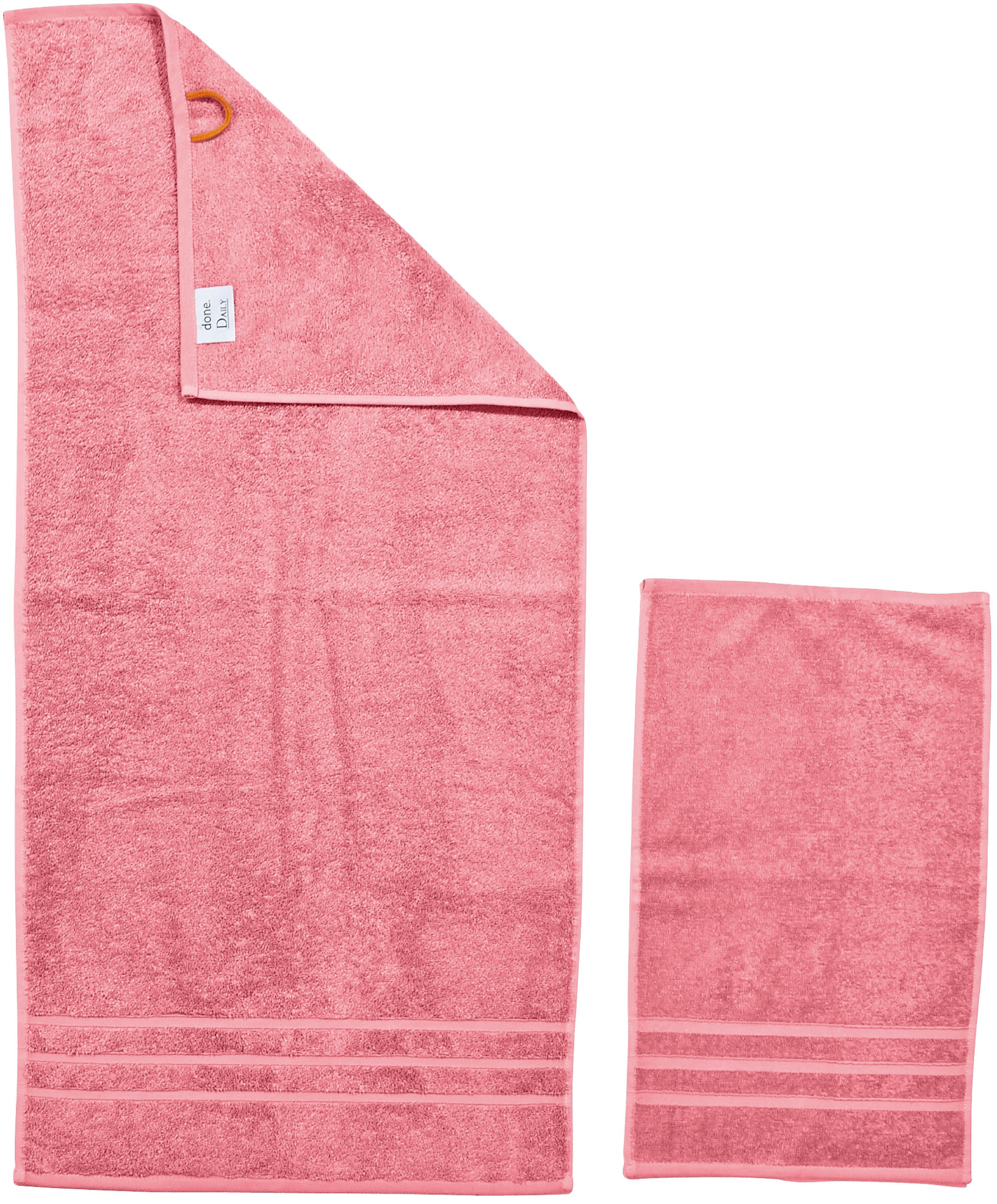 done. Handtuch Set "Daily Uni" 2x Gästehandtücher & 2x Handtücher, Uni-Farb günstig online kaufen