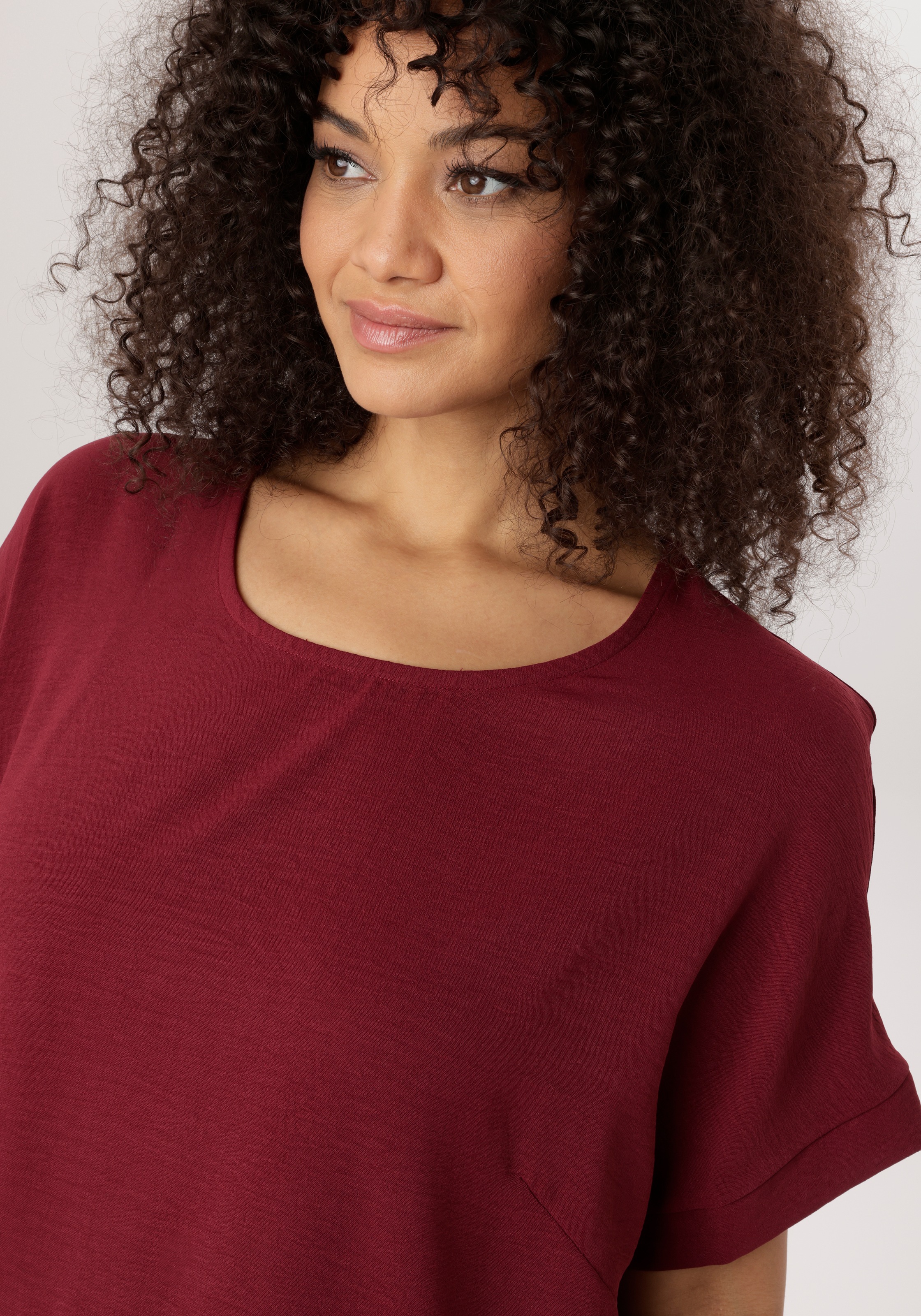 Thumbnail - Aniston PLUS Schlupfbluse in weicher Pique-Qualität - NEUE KOLLEKTION