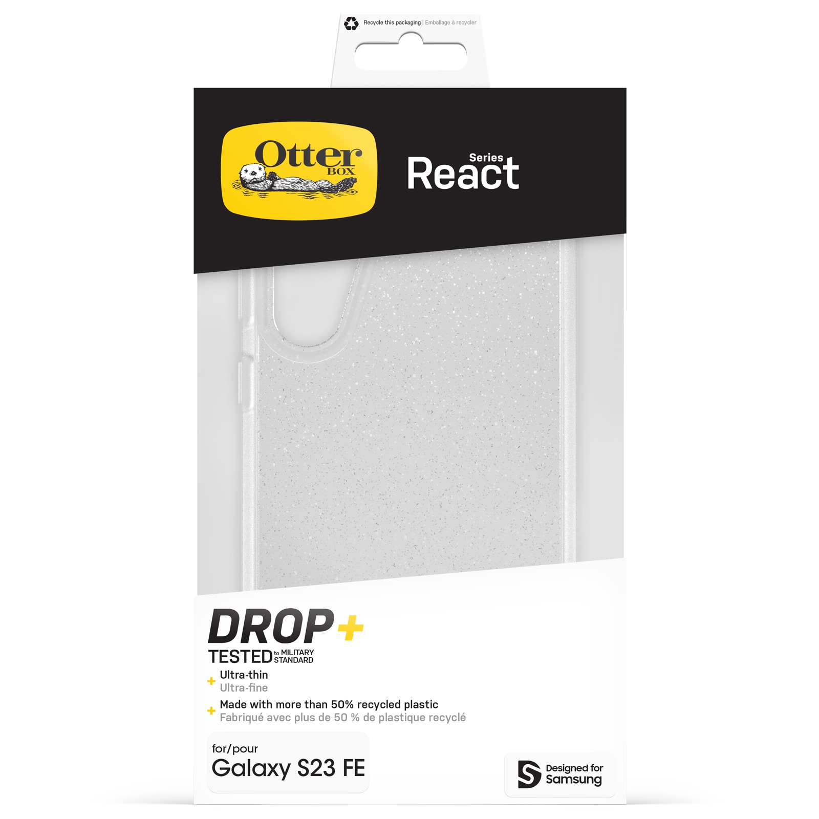 Otterbox Handyhülle »React«, für Samsung Galaxy S23 FE, stabiler Schutz vor Kratzern und Stößen