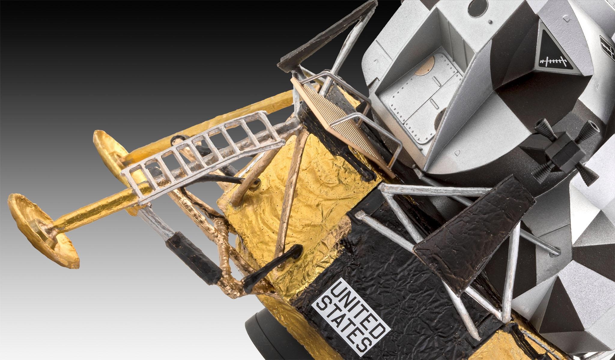 Revell® Modellbausatz »Apollo 11 Lunar Module Eagle«, 1:48, Jubiläumsset mit Basis-Zubehör