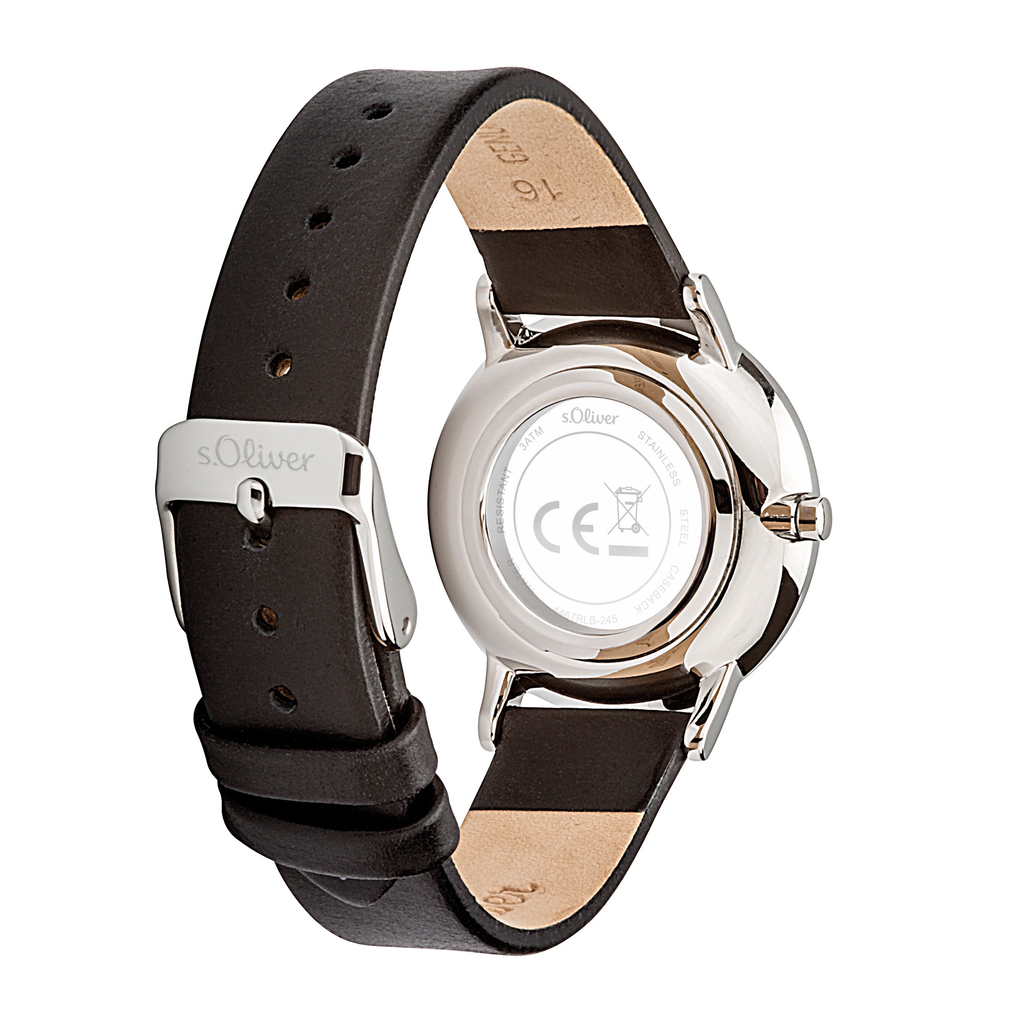 s.Oliver Quarzuhr »Modern Basics« Armbanduhr, Damenuhr, analog