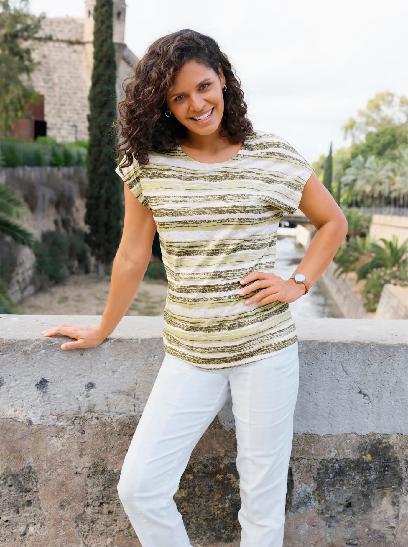 Casual Looks Print-Shirt "Print-Shirt" 1 tlg. tlg. günstig online kaufen