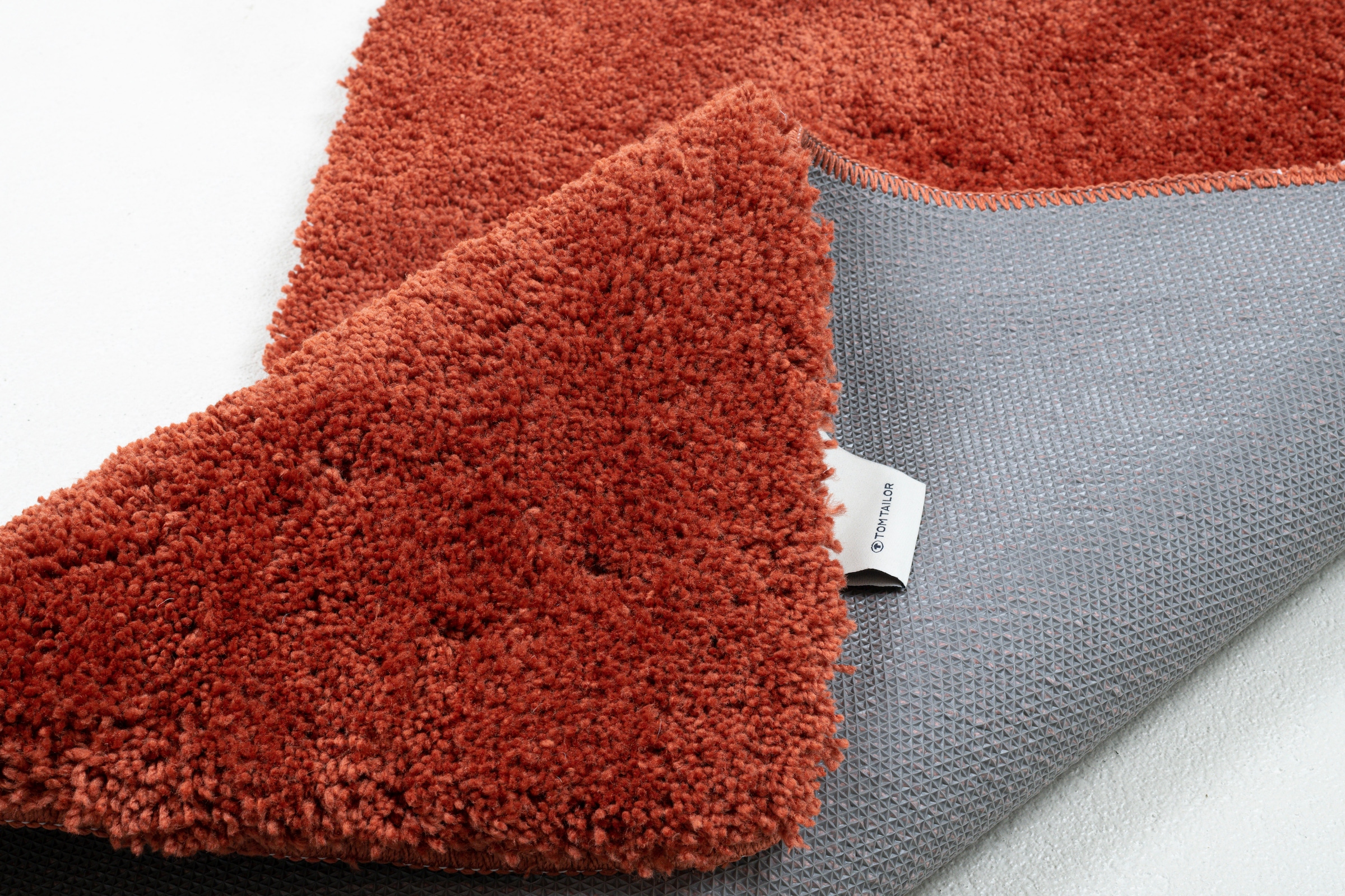 TOM TAILOR HOME Badematte »Cozy Bath UNI«, rutschhemmend beschichtet, fußbodenheizungsgeeignet, Badteppich, Uni Farben, rechteckig, rund und oval erhältlich