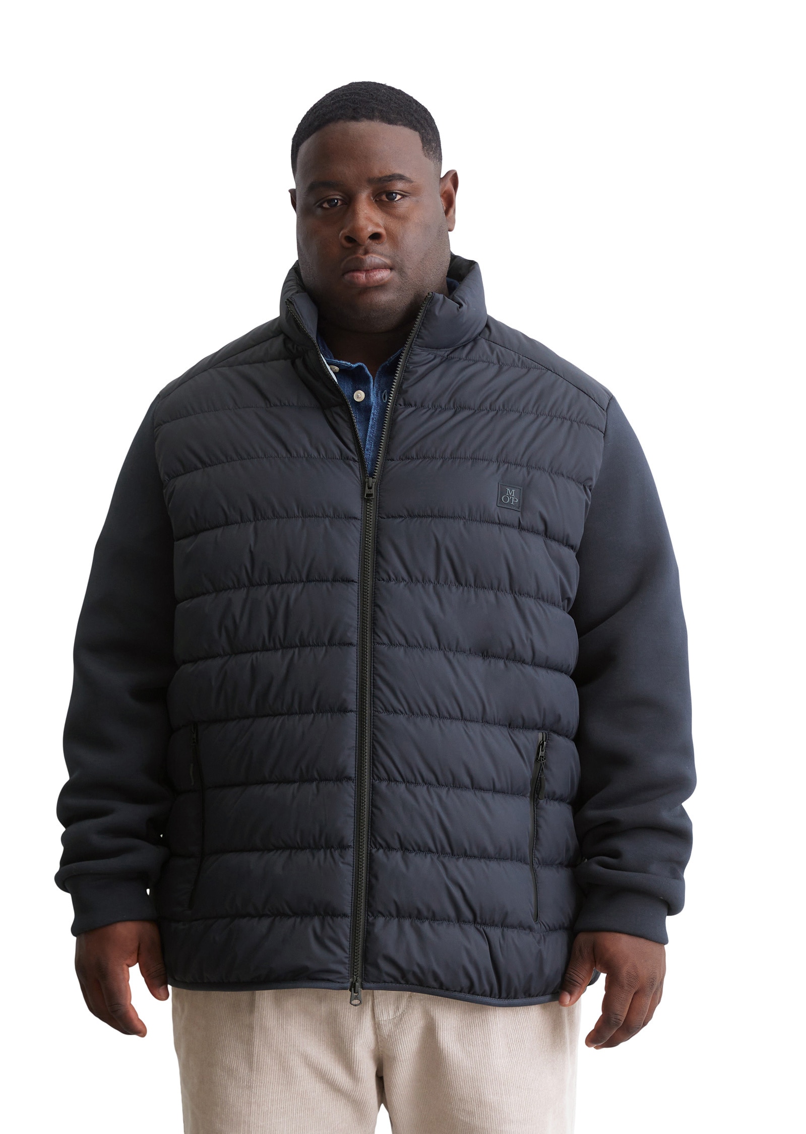 Marc O'Polo Outdoorjacke »mit weichen Scuba-Ärmeln...