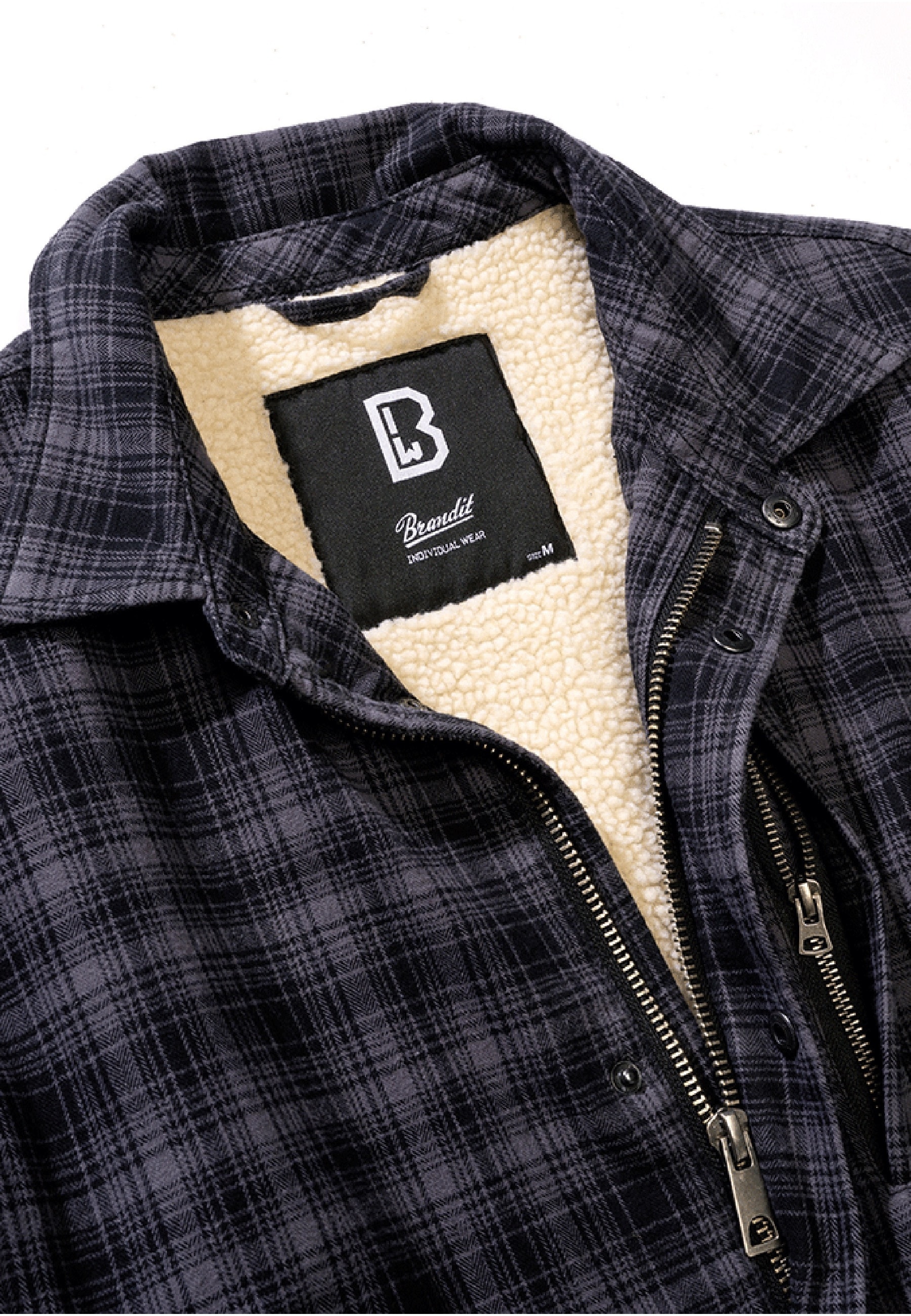Brandit Allwetterjacke »Brandit Brandit Sherpa Lumberjacket« 1 Stk. tlg. ohne Kapuze