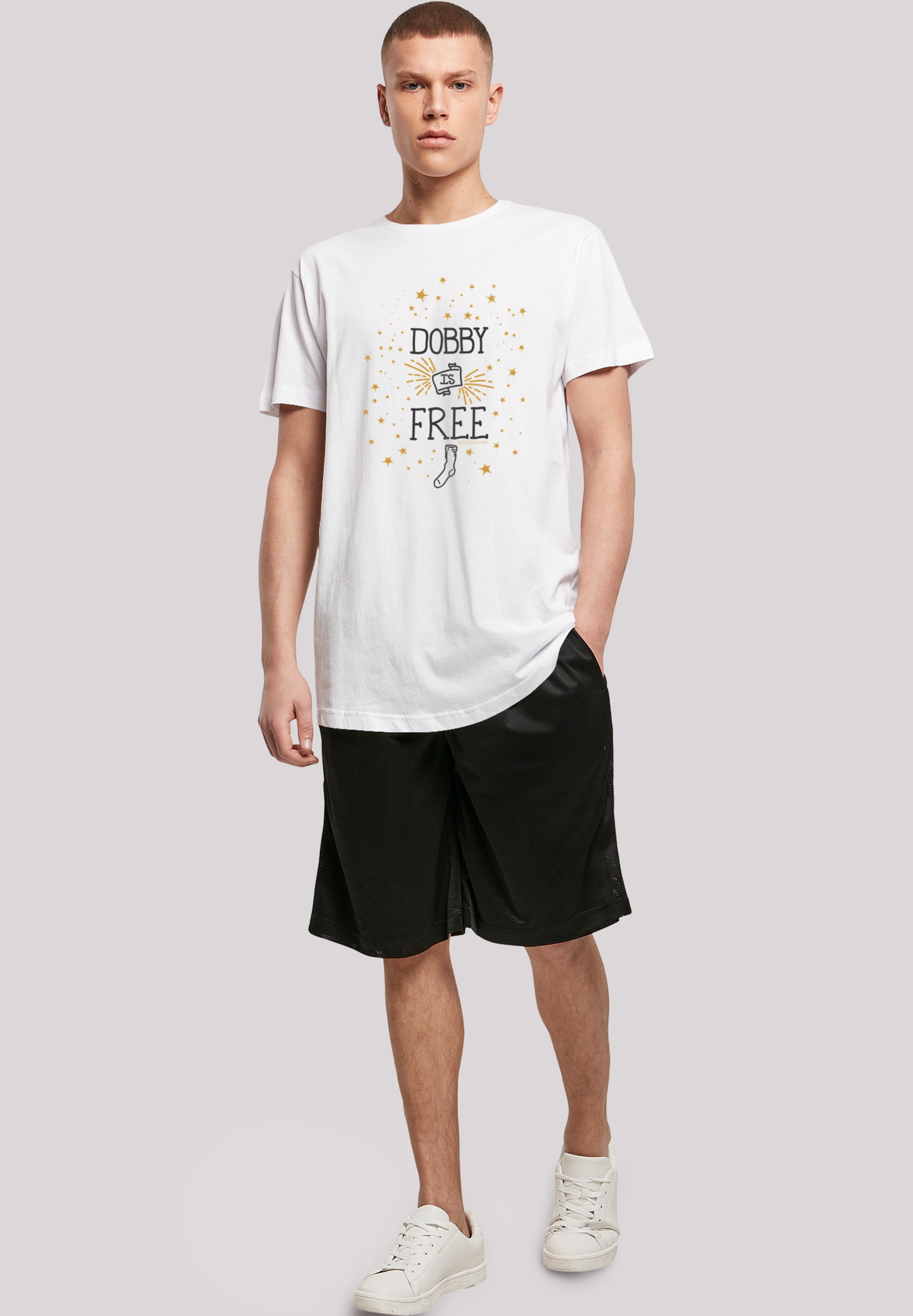 F4NT4STIC T-Shirt »Harry Potter Dobby Is Free«, Print