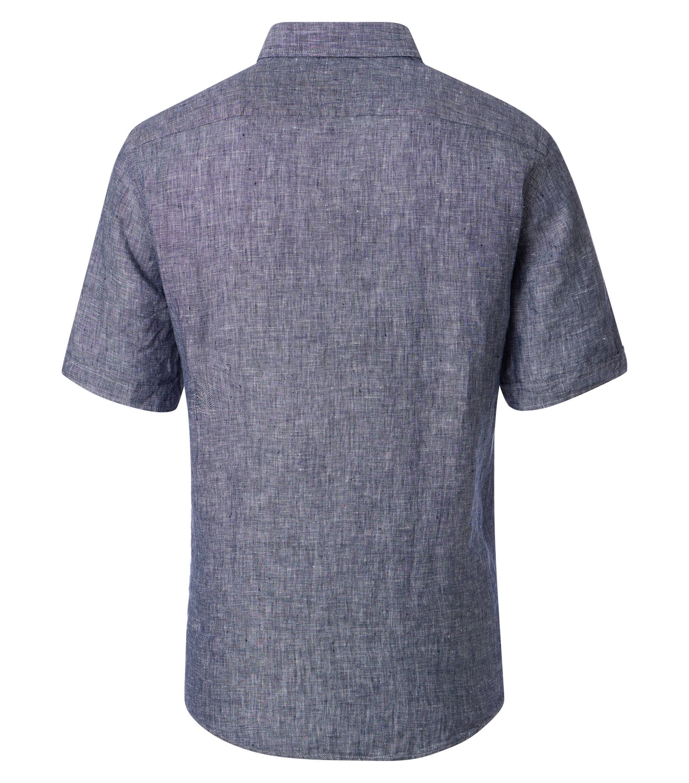 CASAMODA Kurzarmhemd "CASAMODA Leinenhemd Kurzarm uni" günstig online kaufen