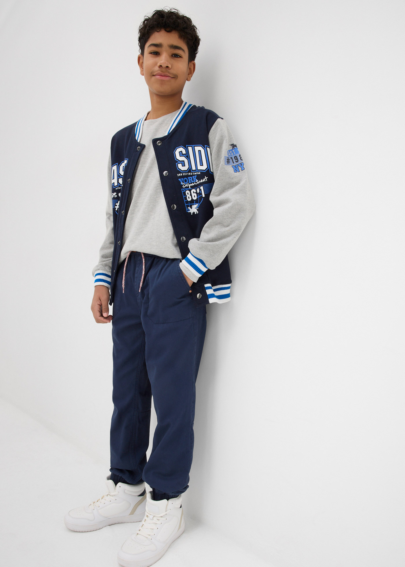 Thumbnail - bonprix Thermohose "Regular Fit Thermohose mit Jerseyfutter" mit Baumwollfutter, elastischer Bund mit Kordelzug, Regular...