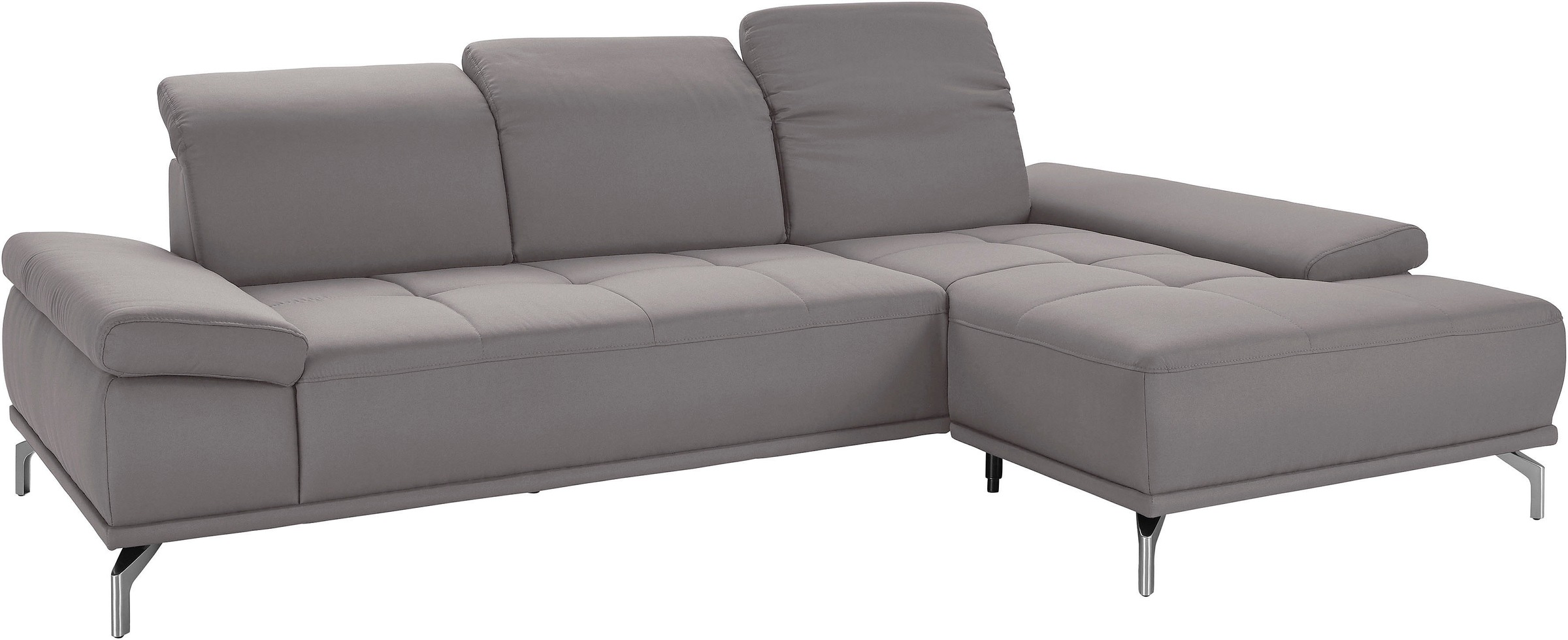 Home affaire Ecksofa "Caluna" Inkl.Sitztiefenverstellung, wahlweise mit Kop günstig online kaufen