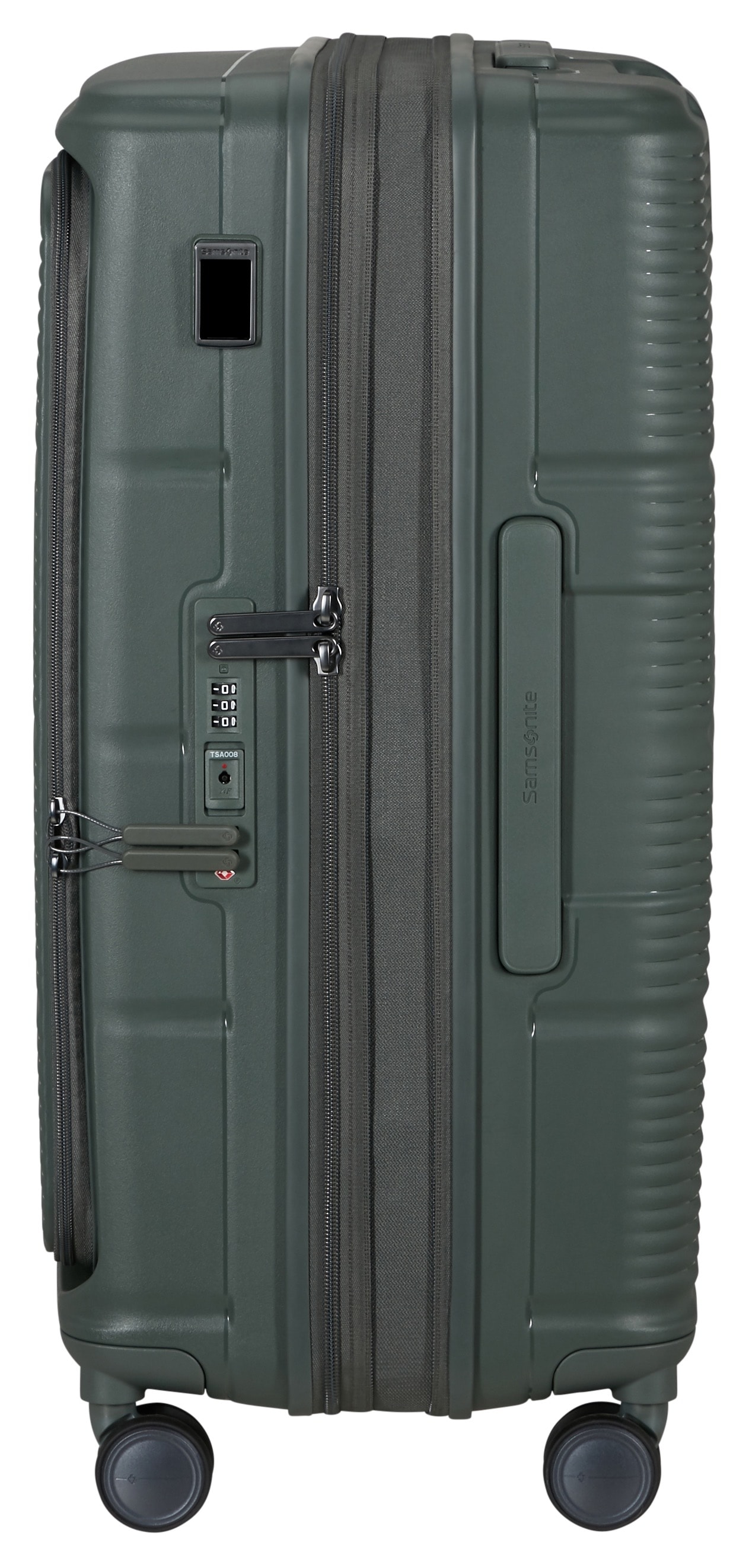 Samsonite Hartschalen-Trolley »PARALUX, verschiedene Größen und Farben« 72 l 4 Rollen Reisegepäck mit Frontfach Packwürfel Trennpolster