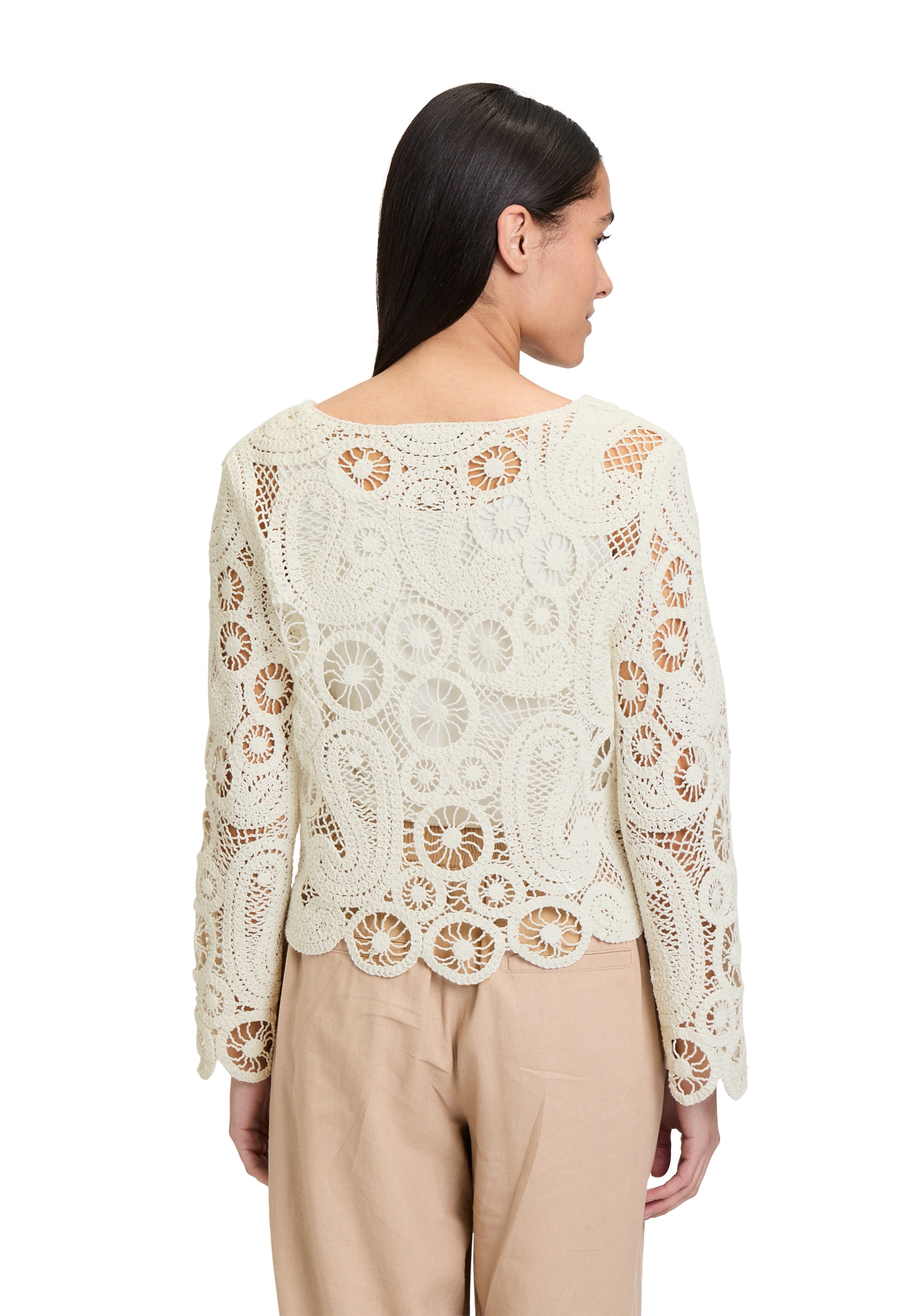 Betty Barclay Strickpullover »Betty Barclay Lochstrick-Pullover mit U-Boot-Ausschnitt«, (1 tlg.), limited edition