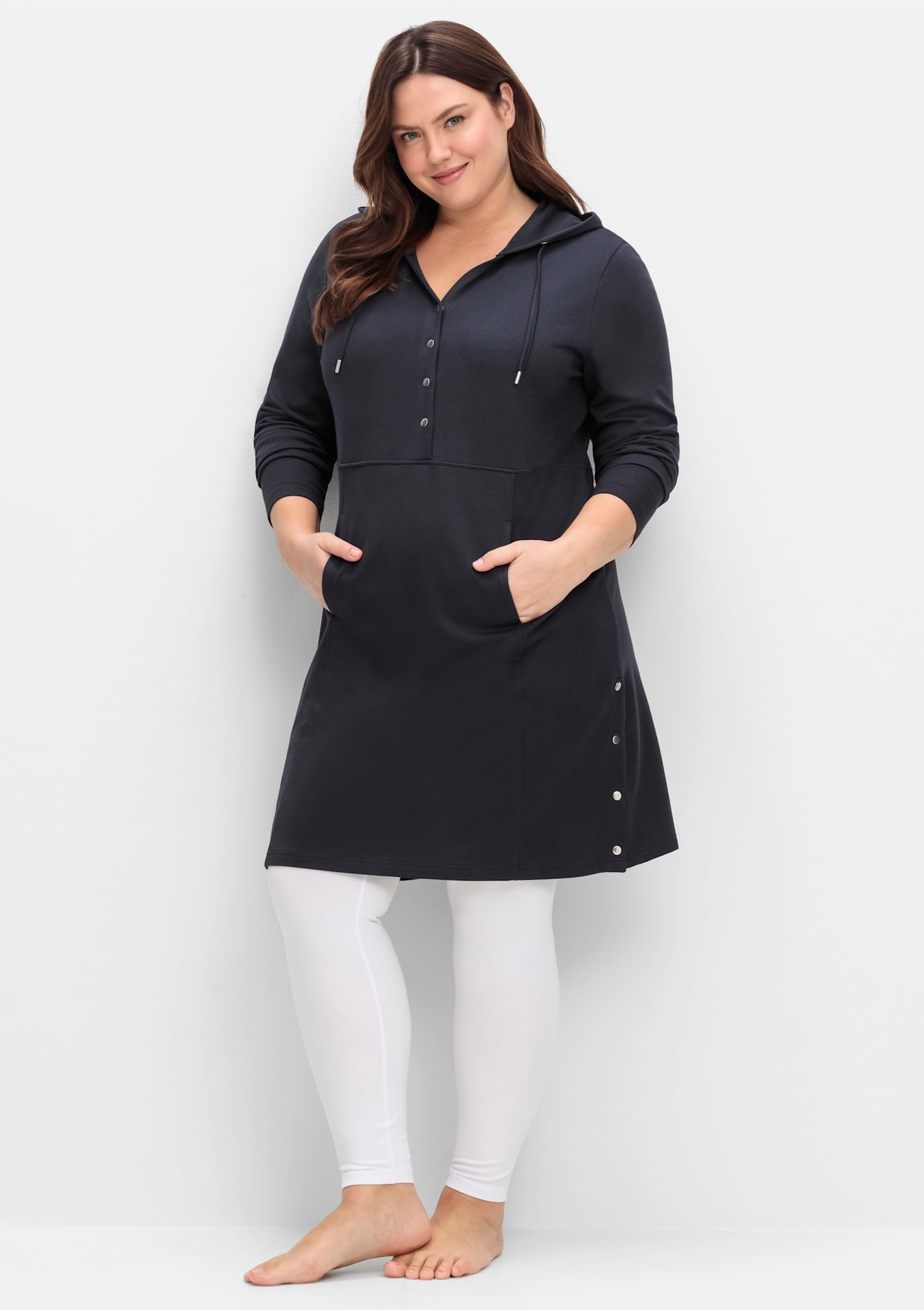 Sheego Sweatkleid "Sweatkleid" günstig online kaufen