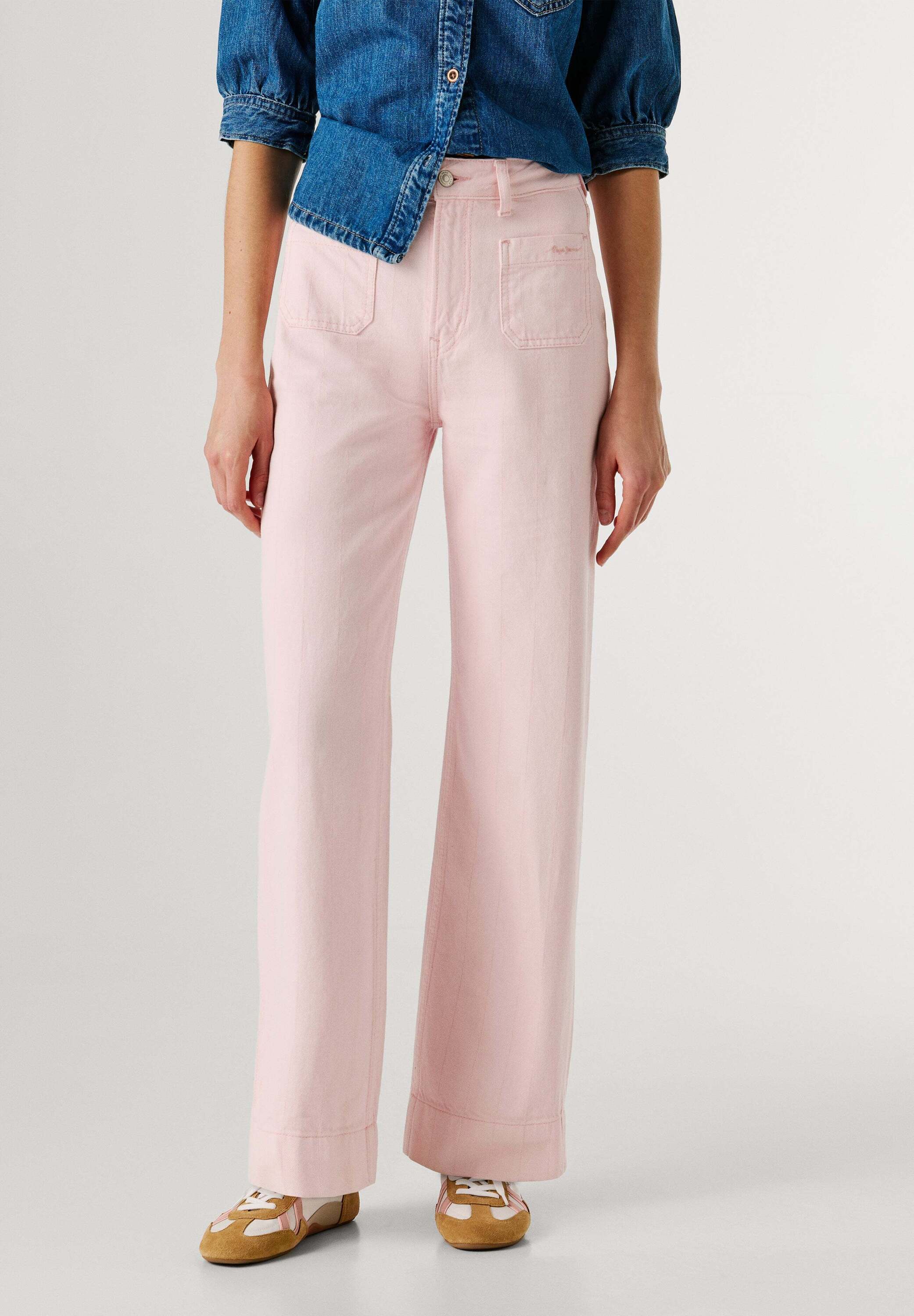 Pepe Jeans Straight-Jeans "trousers STRAIGHT JEANS UHW LEXA"