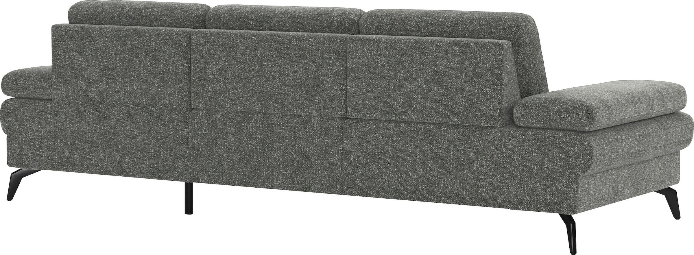 sit&more Ecksofa »Morris L-Form, inkl. Sitztiefenverstellung«, wahlweise mit Armteilverstellung, Bettfunktion & Bettkasten