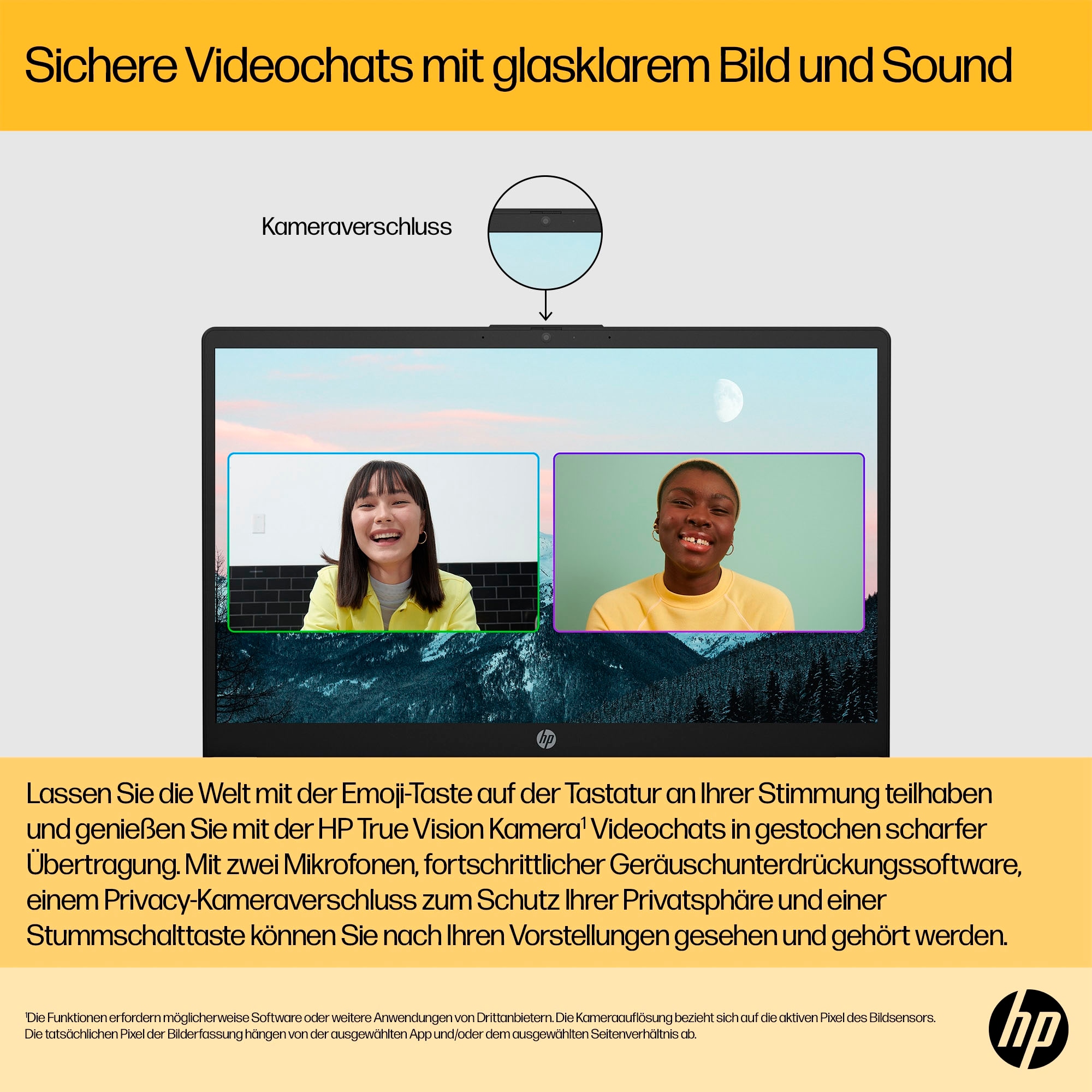 HP Notebook »15-fc0075ng«, 39,6 cm, / 15,6 Zoll, AMD, Ryzen 7, Radeon, 1000 GB SSD