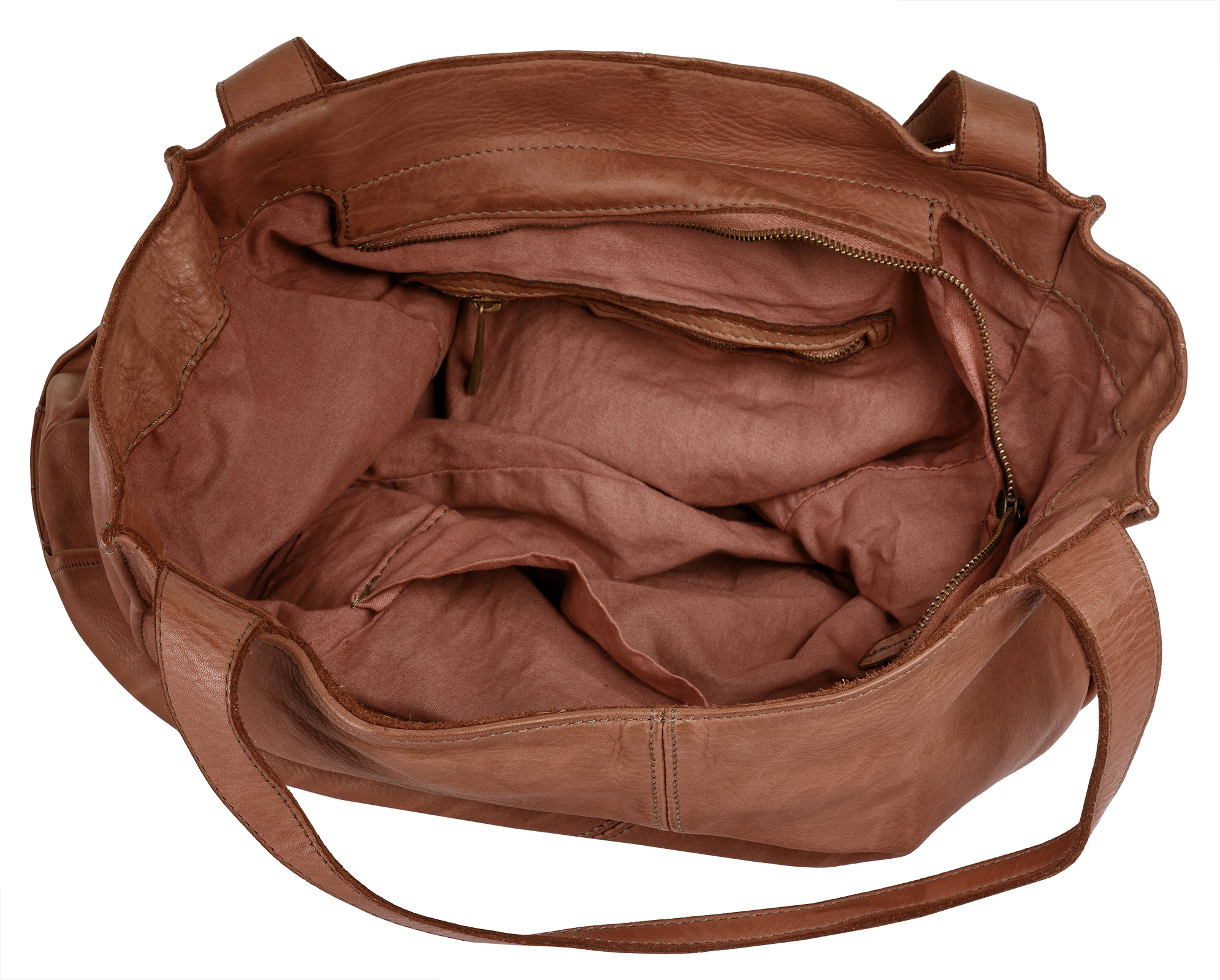 Samantha Look Shopper, echt Leder, Made in Italy