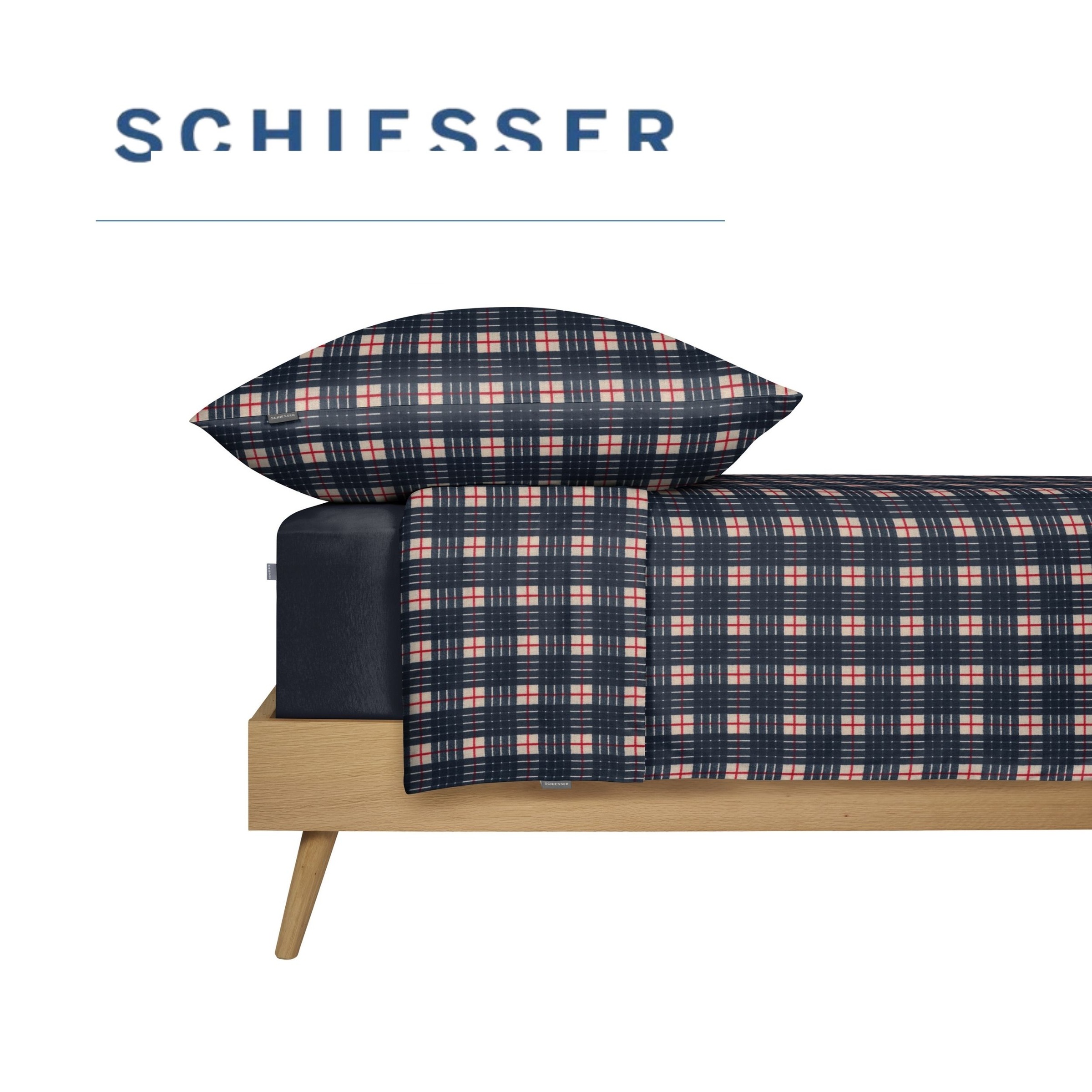 Schiesser Bettwäsche »Family Check aus weicher Baumwolle mit Karomuster« 2 OEKO-TEX® MADE IN GREEN