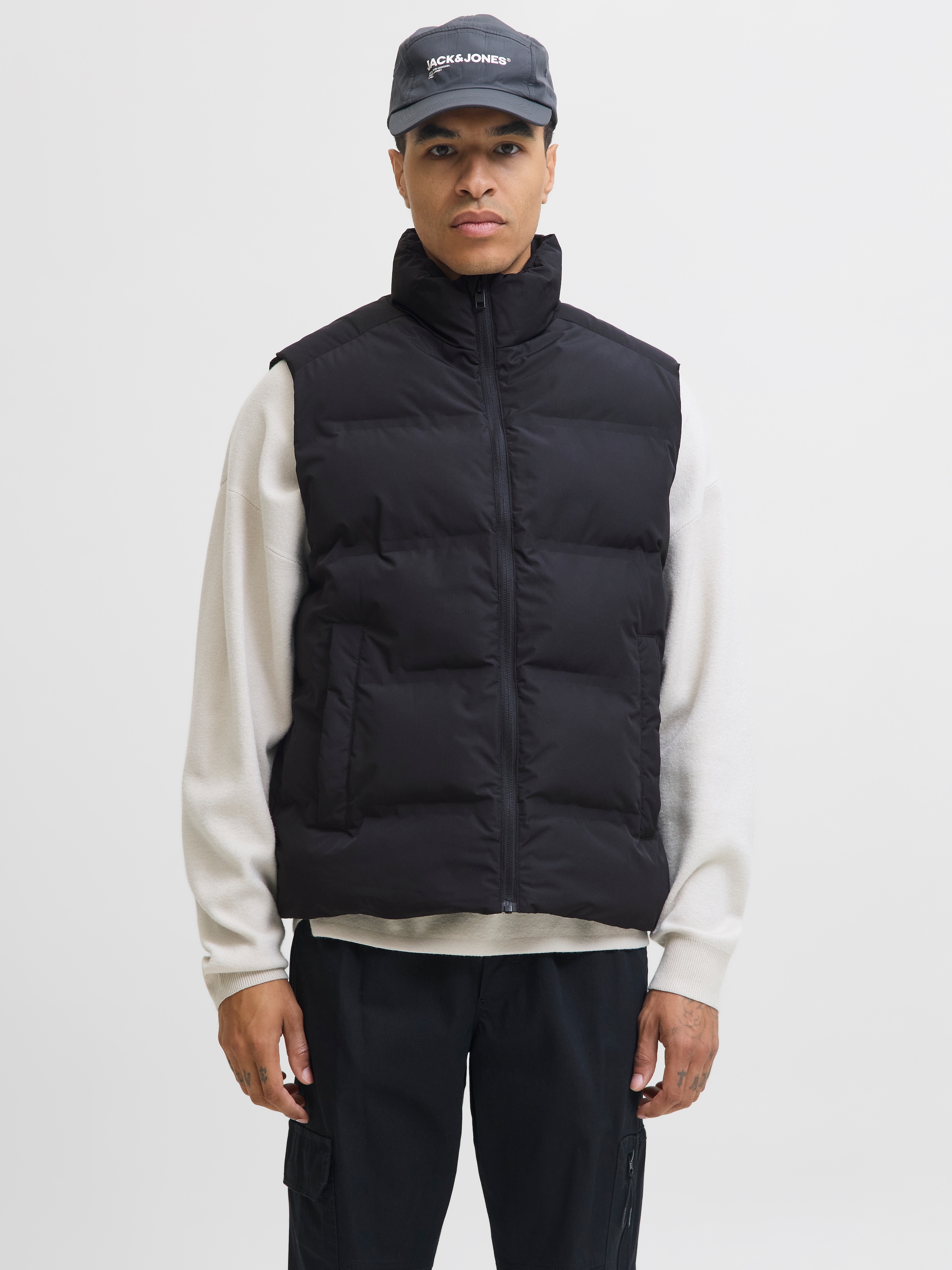 Jack & Jones Steppweste "JJESOHO BODYWARMER COLLAR SN" günstig online kaufen
