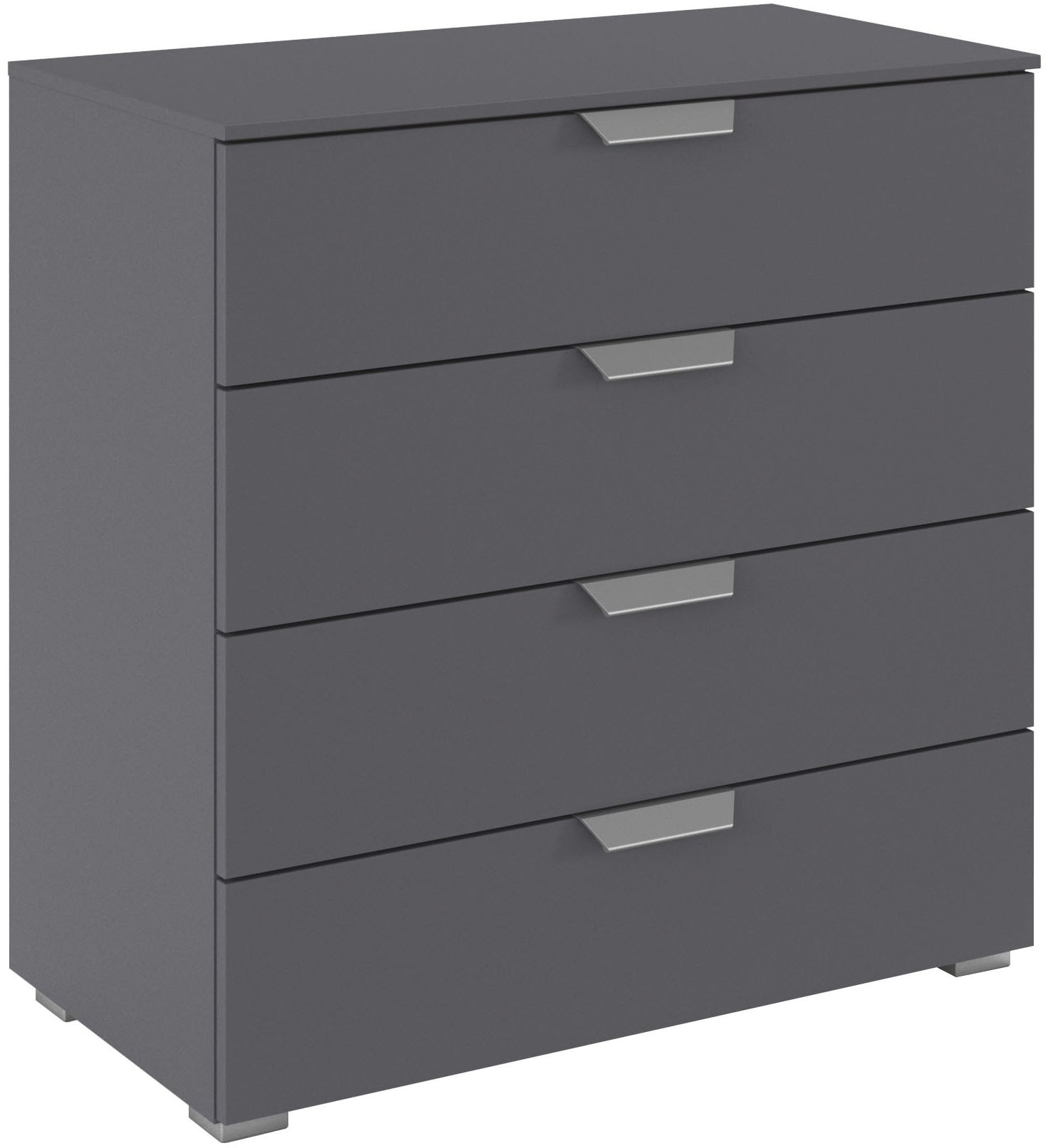 OTTO home 1100000002199 "Kommode Sideboard Schubladenkommode Schlafzimmerkommode ORIAS" Breite 80 cm, mit eleganter Dekor- oder Hochglanzfront, vier große und geräumige Schubladen mit viel Stauraum MADE IN GERMANY