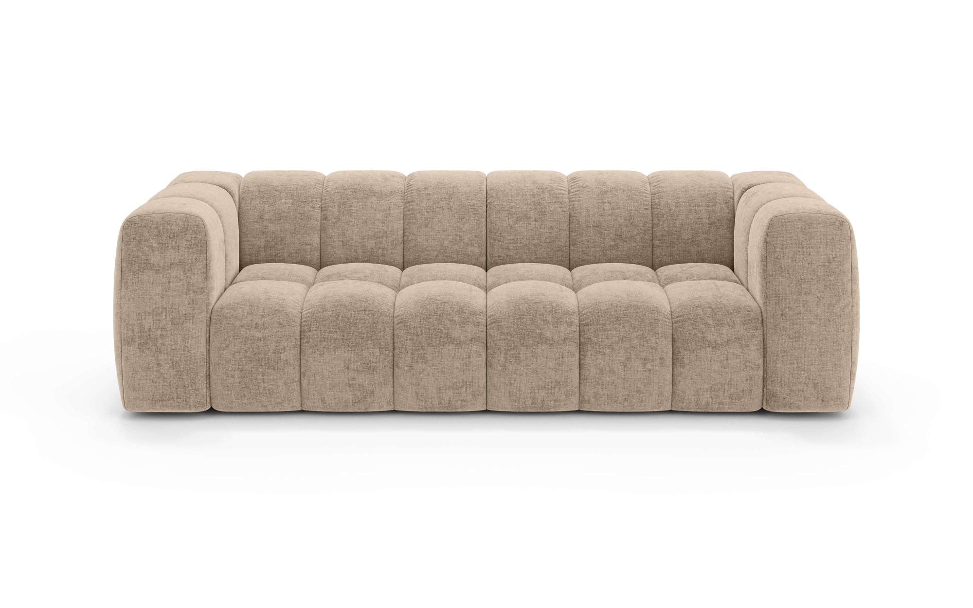 homsy by Ana Johnson Big-Sofa »BOUBELLE Design-Sofa mit Steppung, Bubble-Optik, Breite 246 cm« 4-Sitzer mit Wellenunterfederung, gemütlich und modern, Sitzkomfort