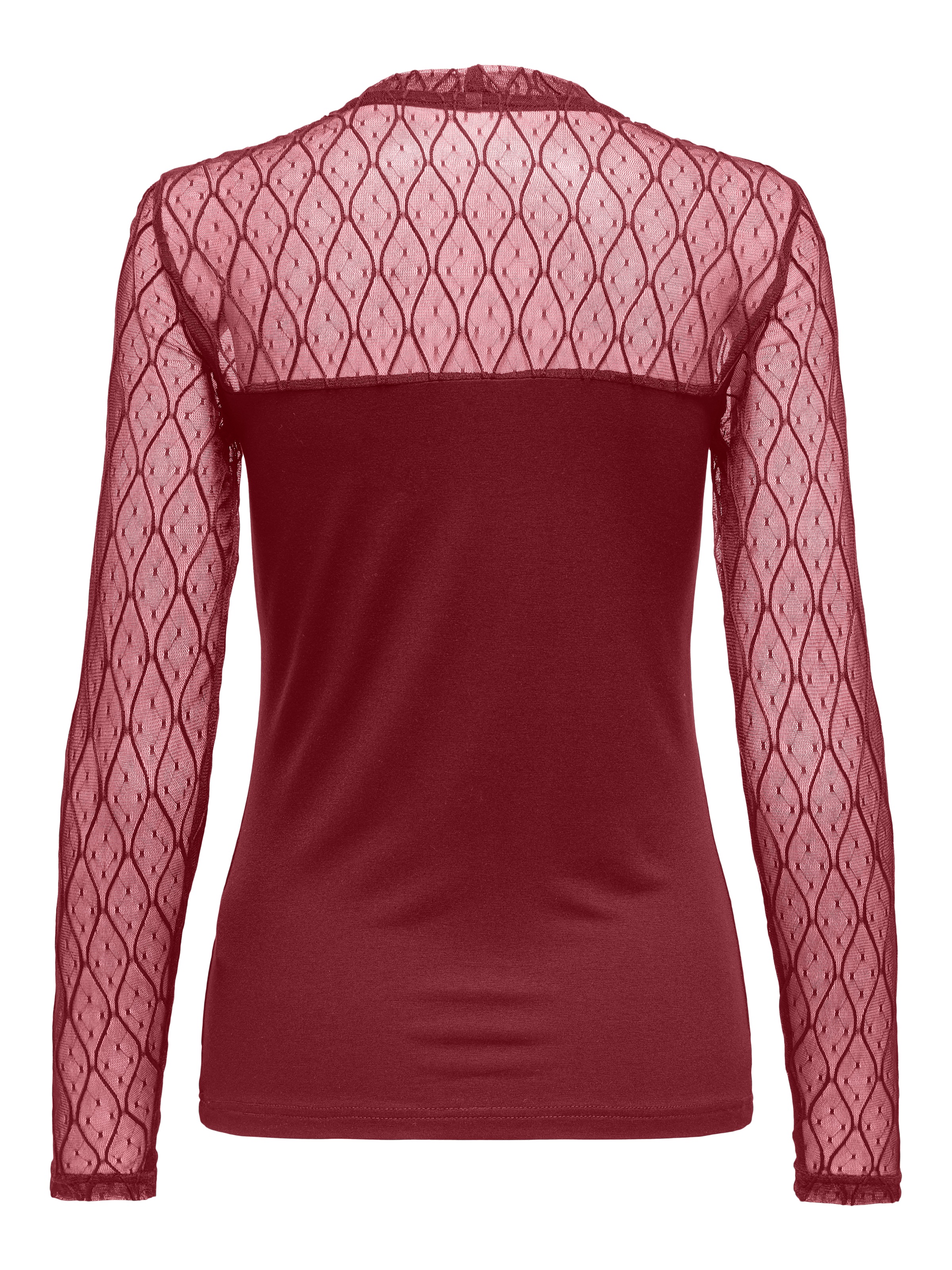 ONLY Spitzenshirt "ONLSALINA L/S LACE MIX TOP JRS" günstig online kaufen