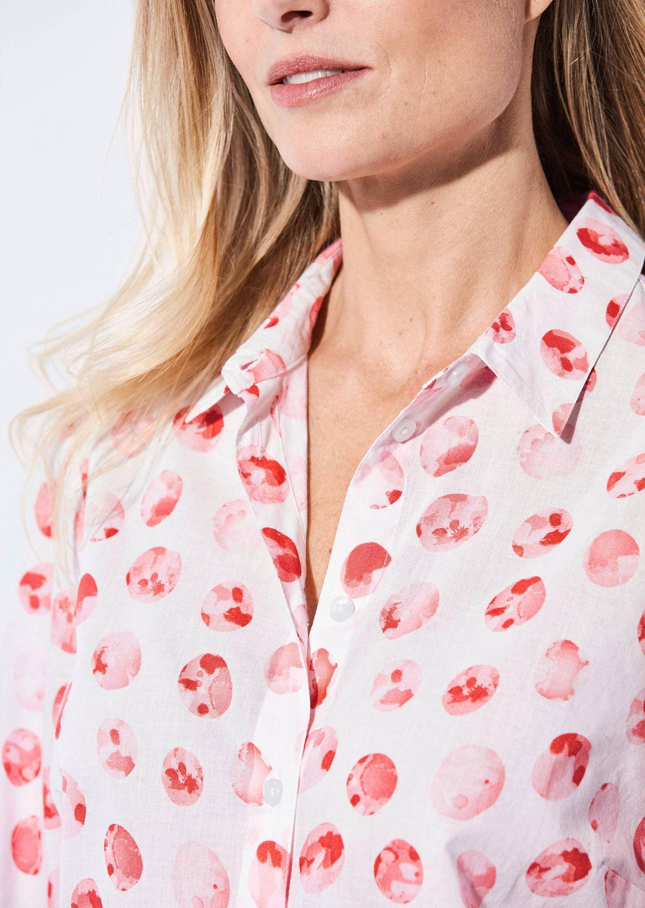 GOLDNER Klassische Bluse »Bluse Bluse mit Hemdkragen«