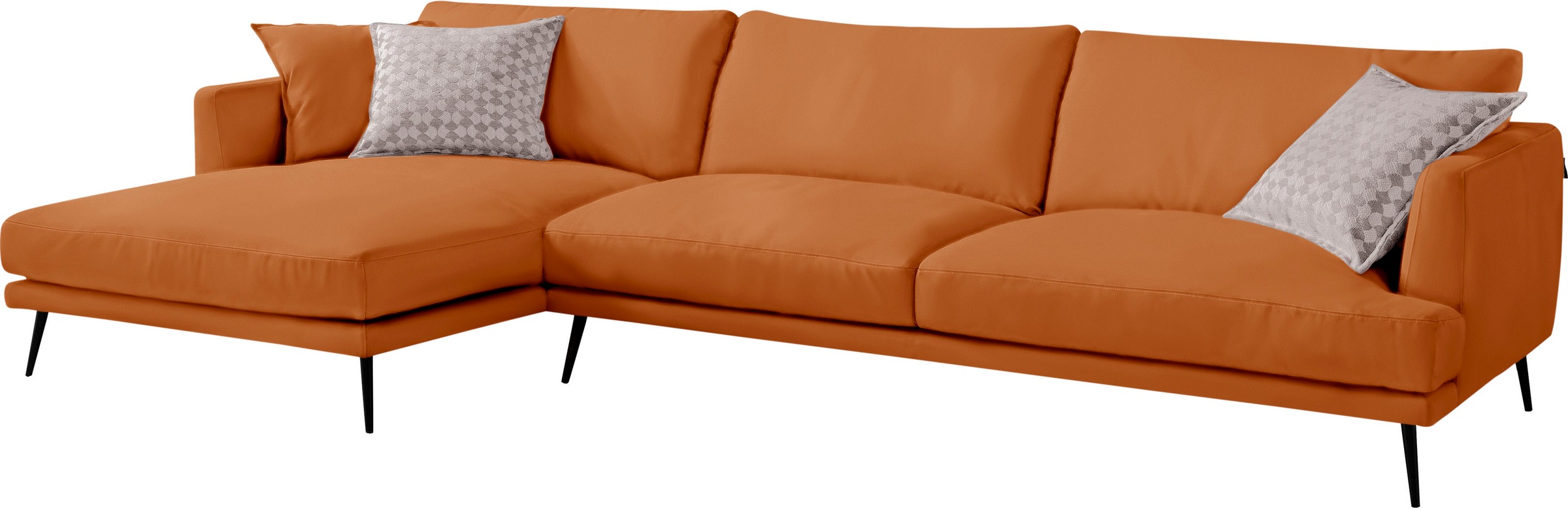 Egoitaliano Ecksofa "Sophia, Designsofa mit extrakomfortablem Sitzkomfort, günstig online kaufen