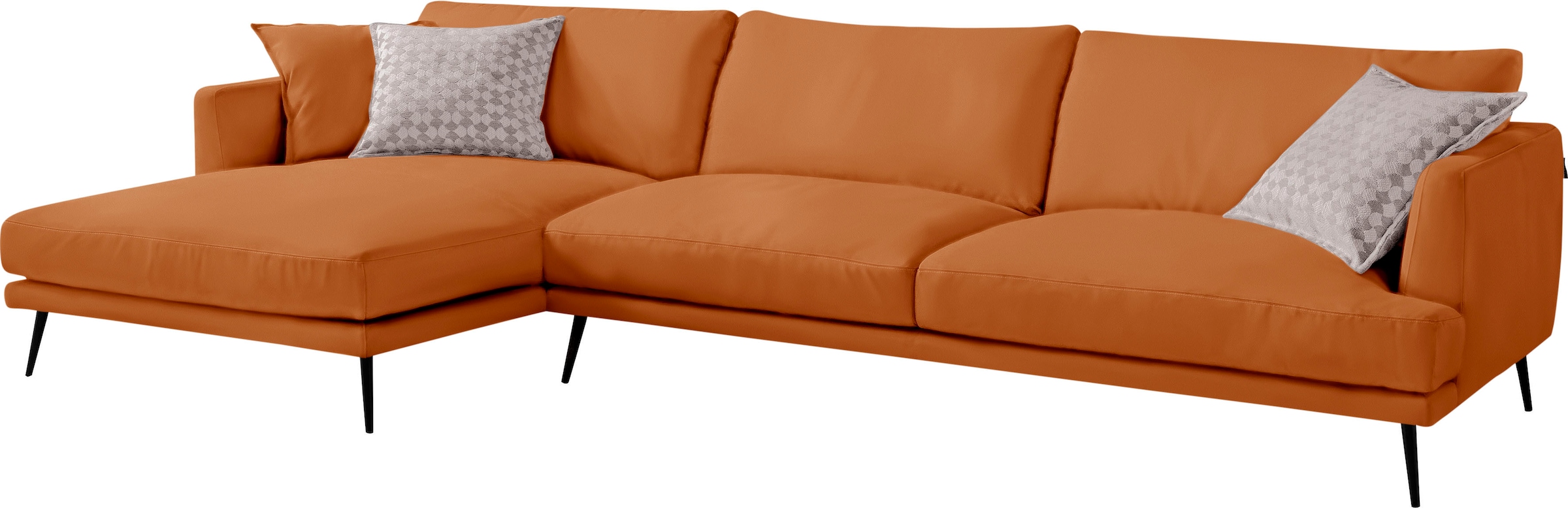 Egoitaliano Ecksofa "Sophia, Designsofa mit extrakomfortablem Sitzkomfort", günstig online kaufen