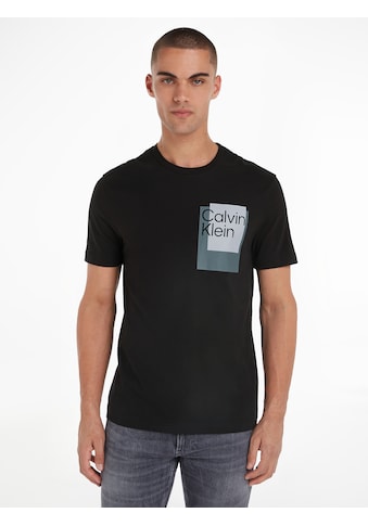 Calvin Klein Marškinėliai »OVERLAY BOX LOGO T-SHIRT...