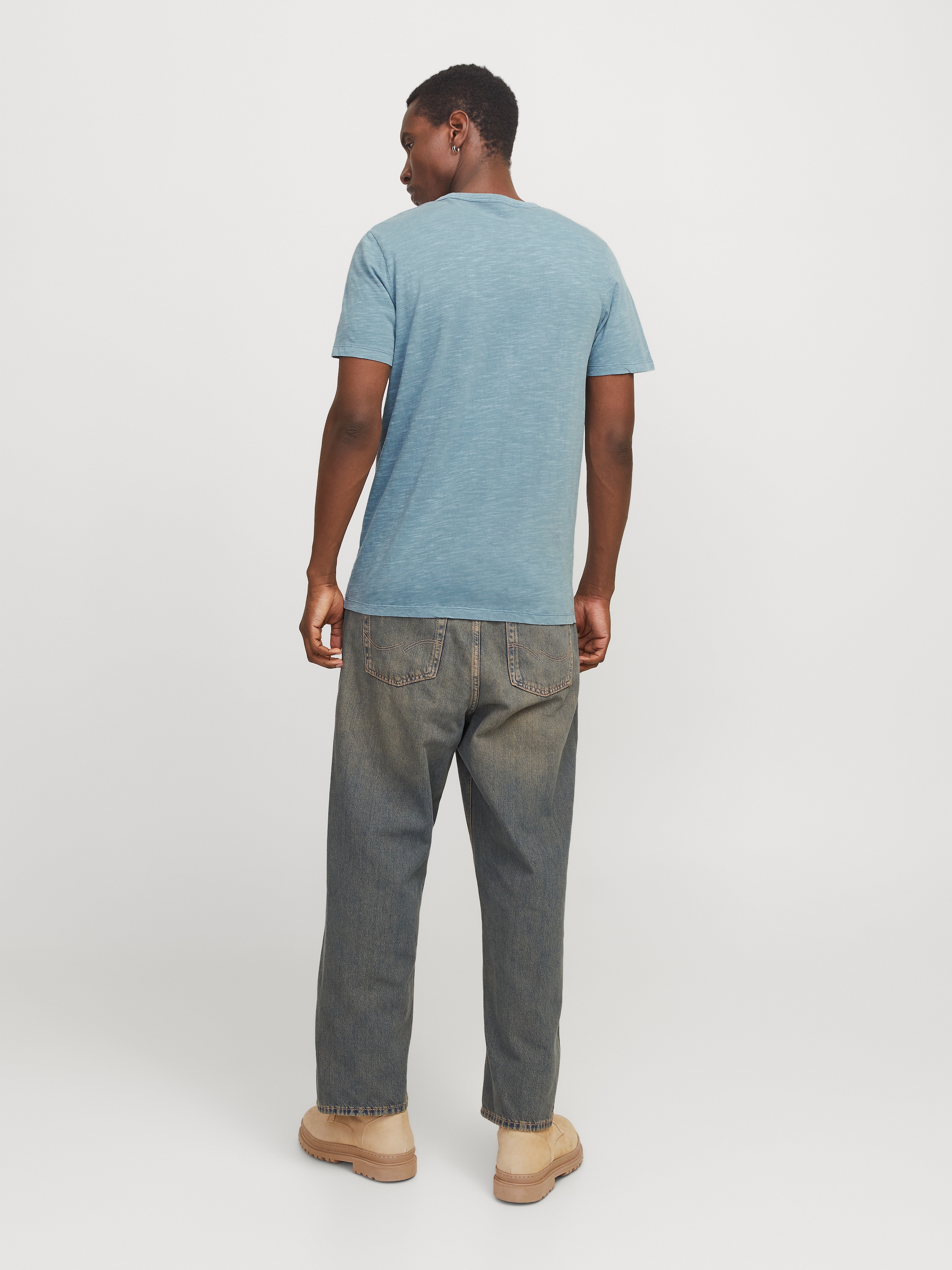 Jack & Jones T-Shirt »JJESPLIT NECK TEE SS NOOS«, mit V-Ausschnitt